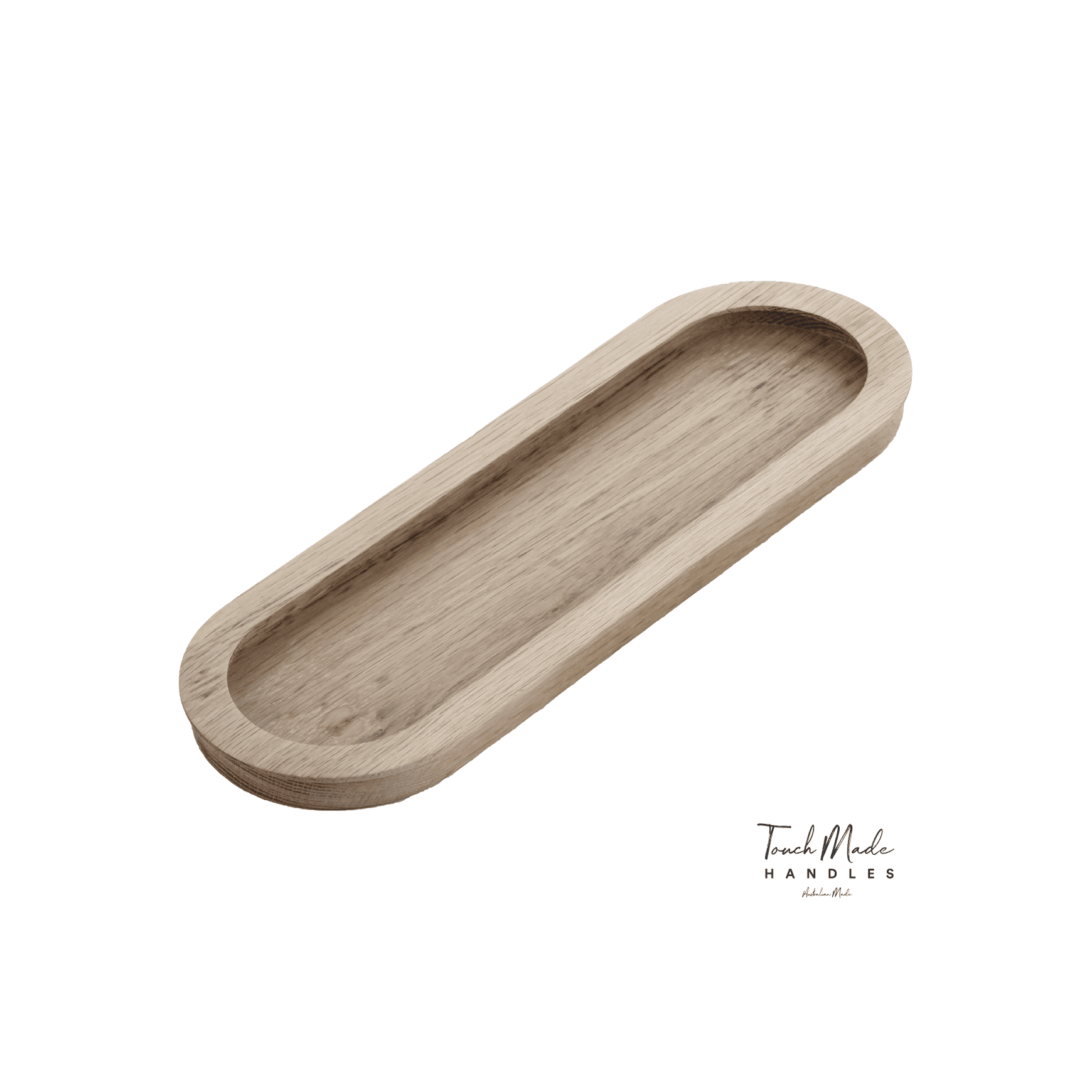 Cascade Recessed Oval Large Timber Handles