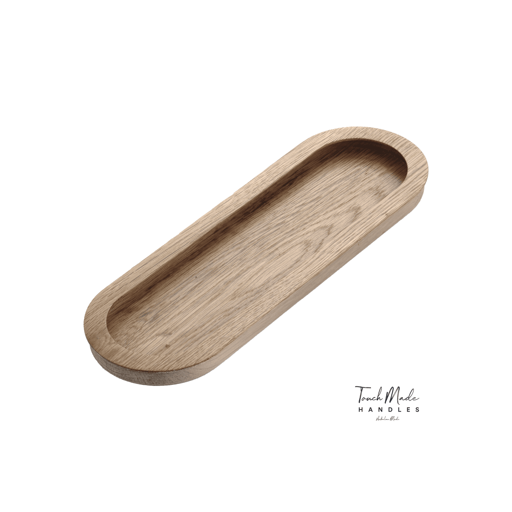 Cascade Recessed Oval Large Timber Handles