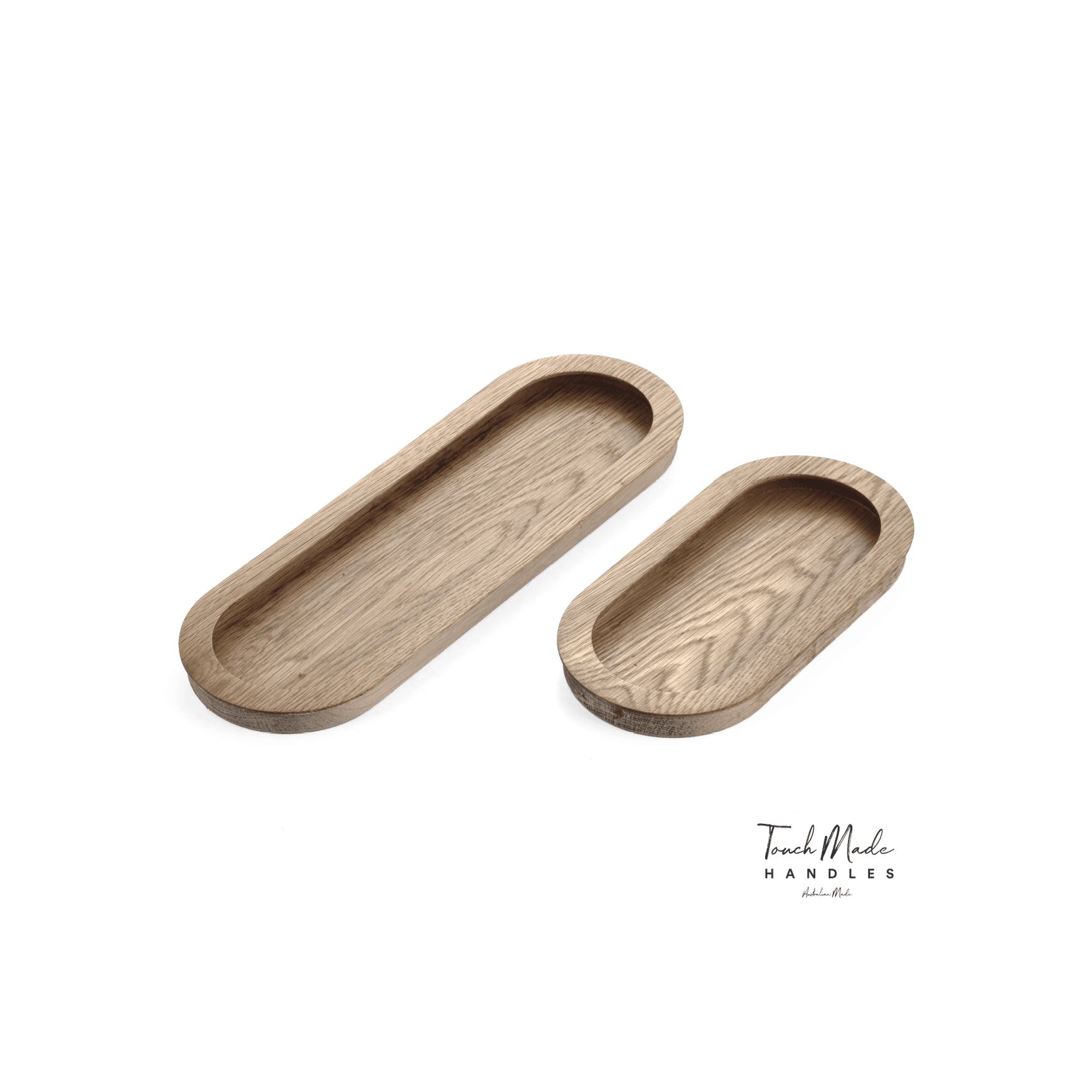 Cascade Recessed Oval Large Timber Handles