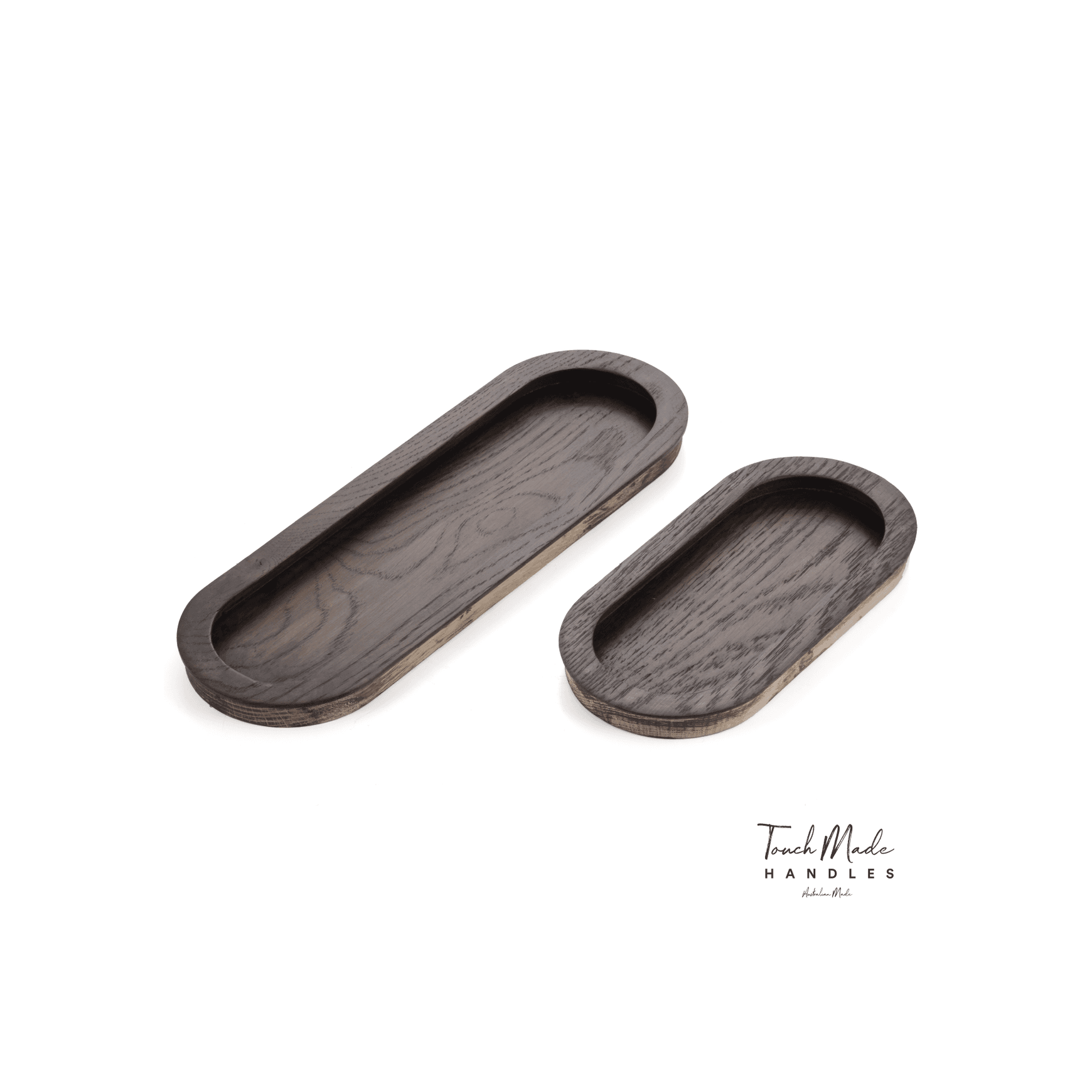 Cascade Recessed Oval Large Timber Handles
