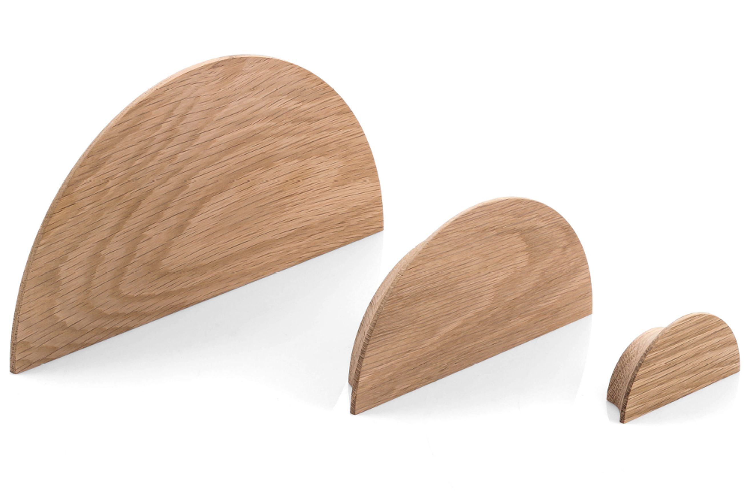 Hand Crafted Timber Half Moon Handles