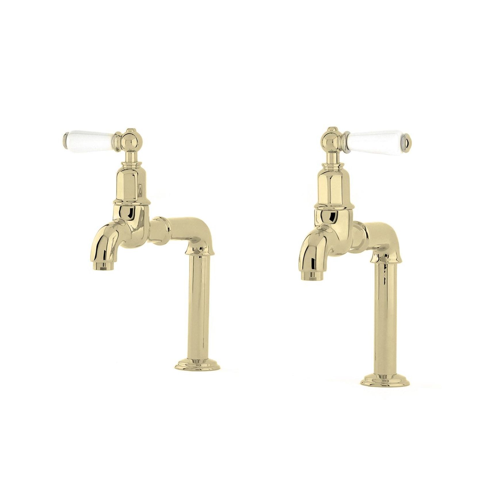 Perrin & Rowe Mayan bibcock kitchen taps with levers