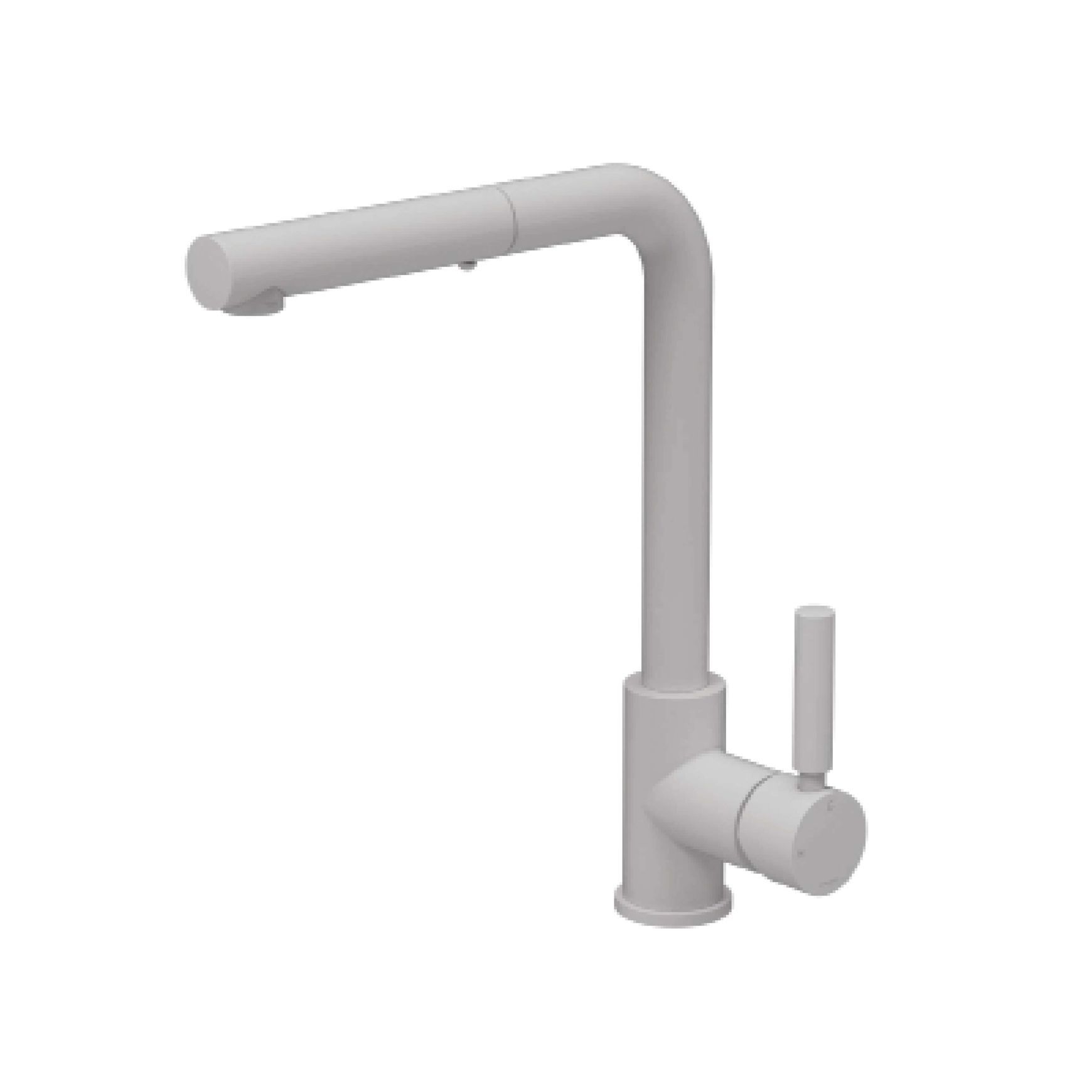 Buddy Pro Kitchen Mixer Straight Spout Pull Out Spray