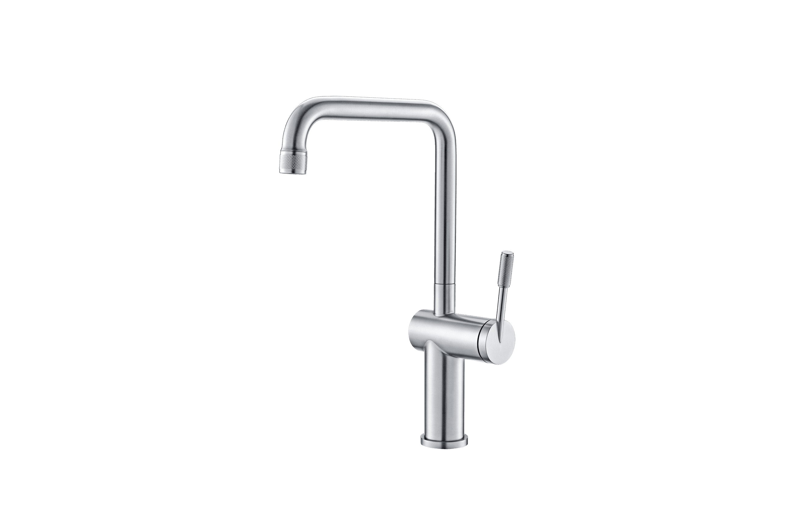Rivet Straight Neck Kitchen Mixer Chrome