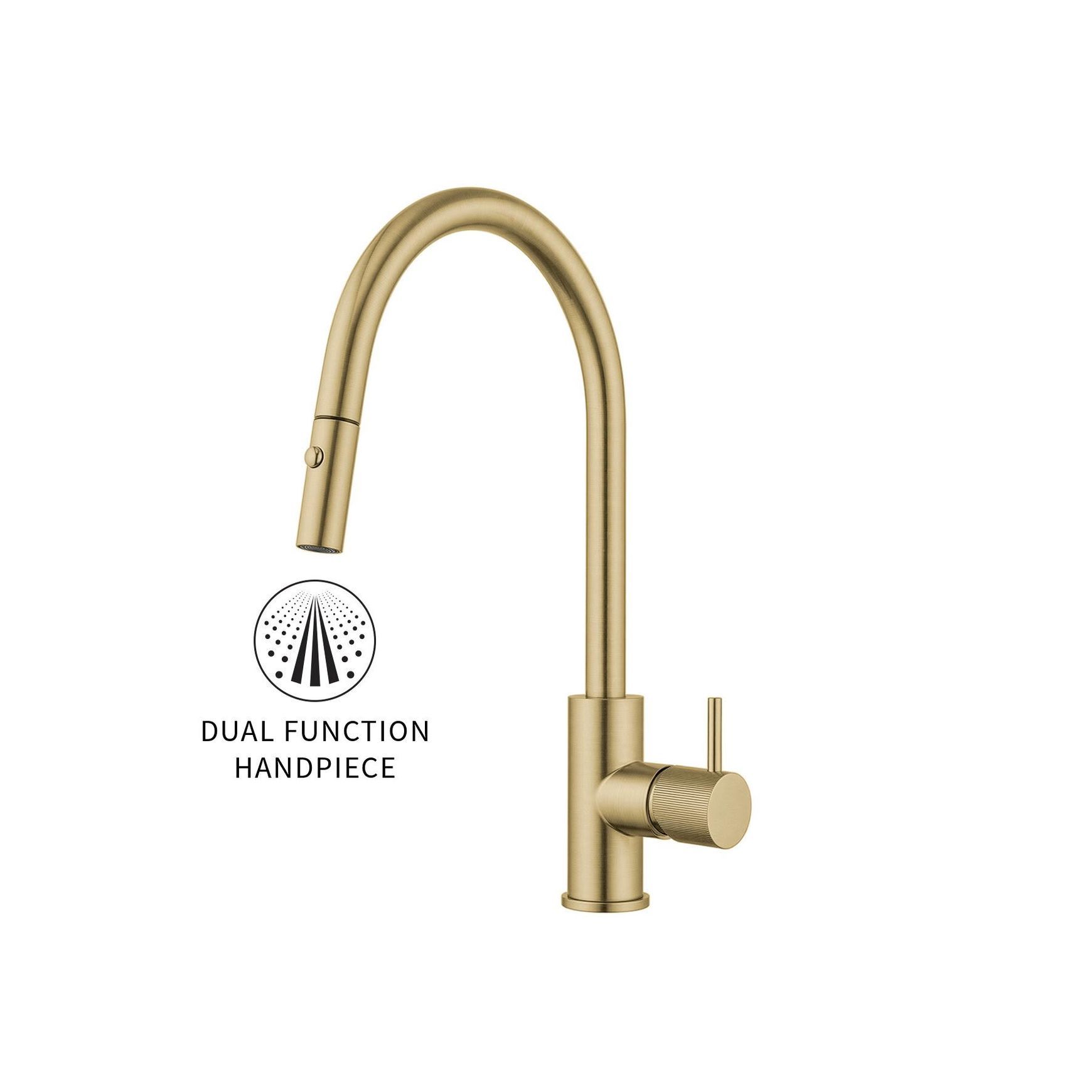 Onyx Gooseneck Pull Out Sink Mixer – Cold Start