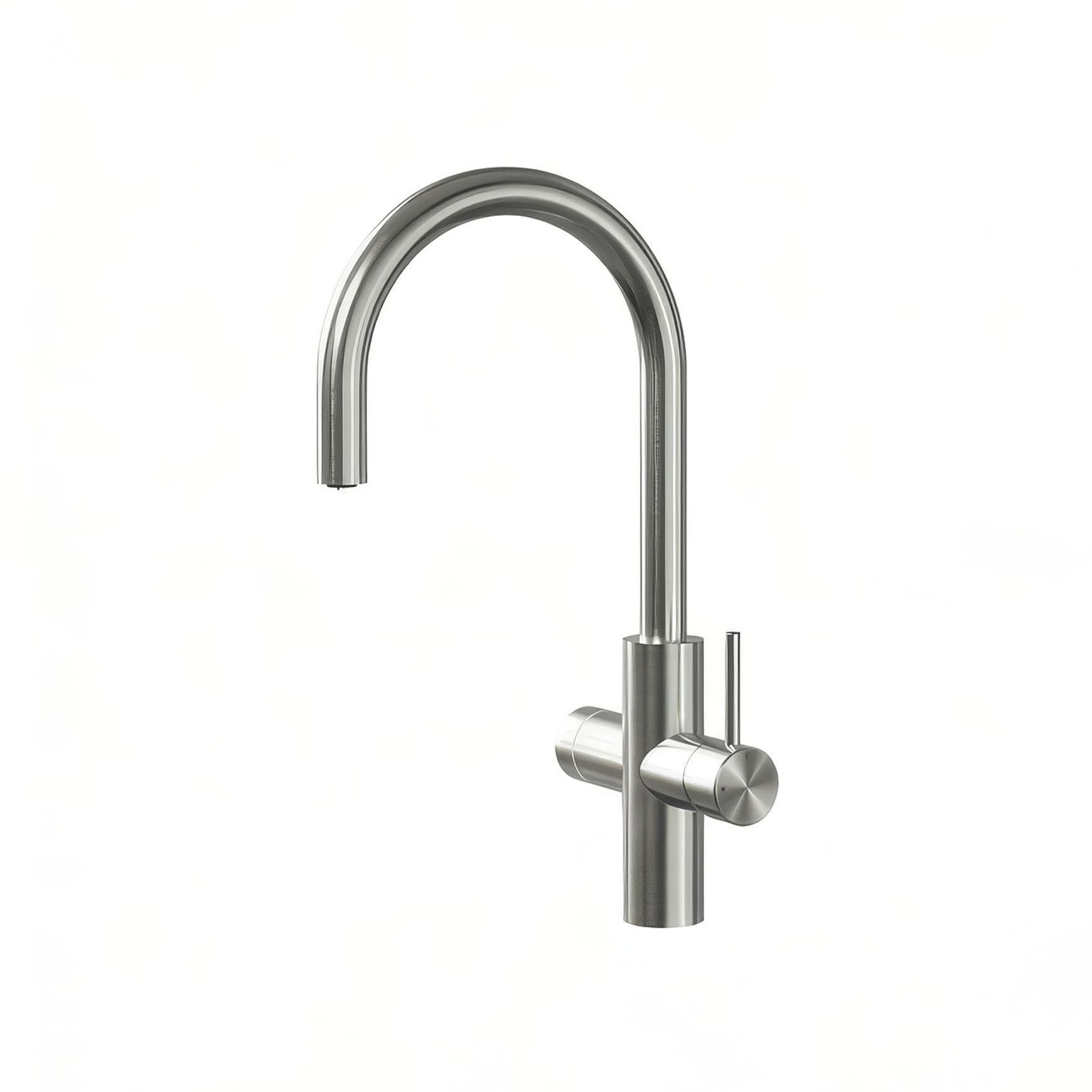 Oli Prism Multifunction Kitchen Mixer Round Spout Brush