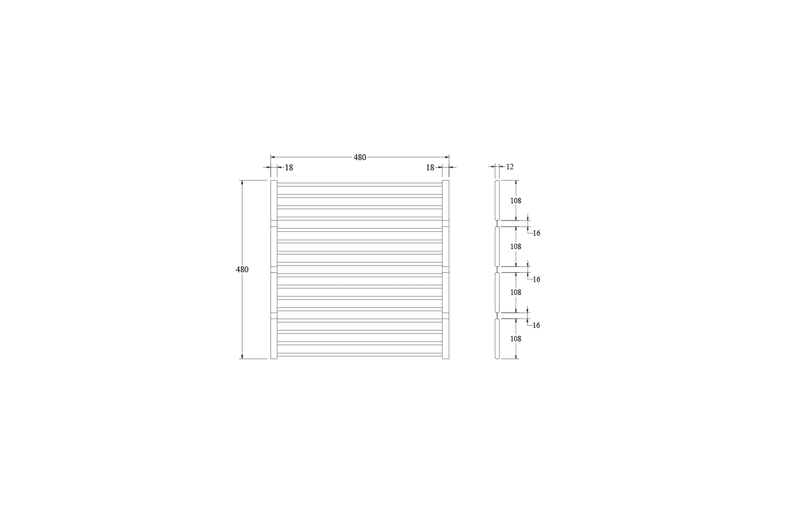 Aspen Roll-Up Hot Mat 480x480mm Gun Metal