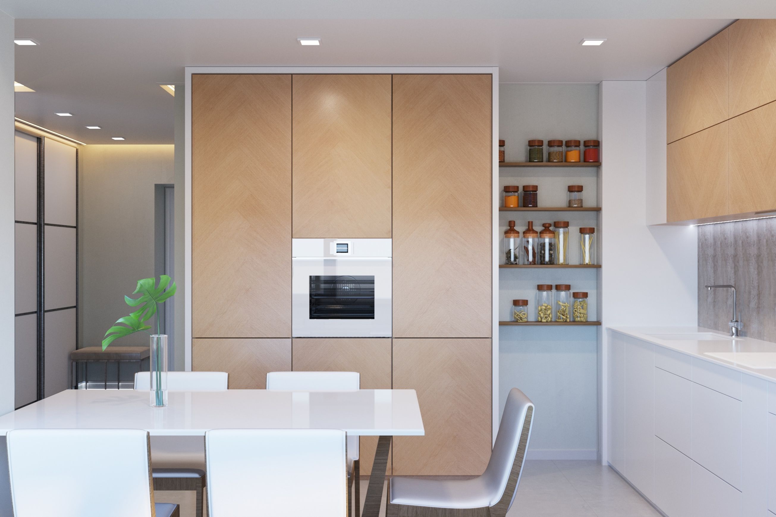 Rustica Herringbone Oak | Rustic Timber Veneer Panels