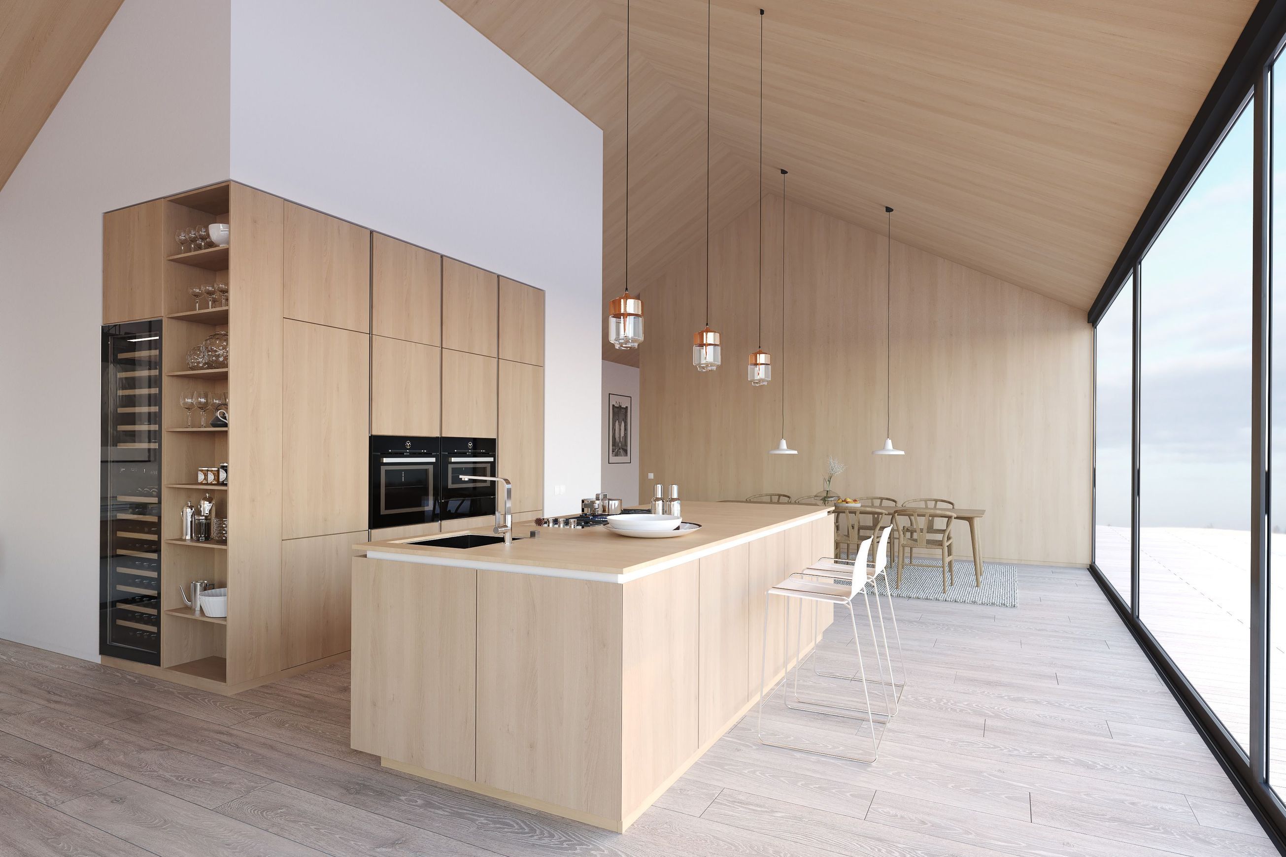 Furnier American White Oak 1/4 | Timber Veneer Panels