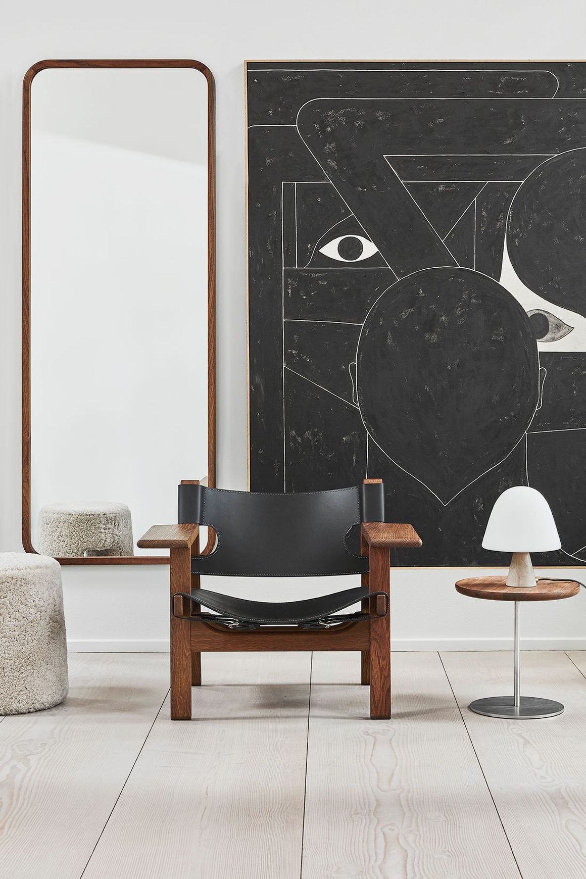 Silhouette Mirror Rectangle by Fredericia