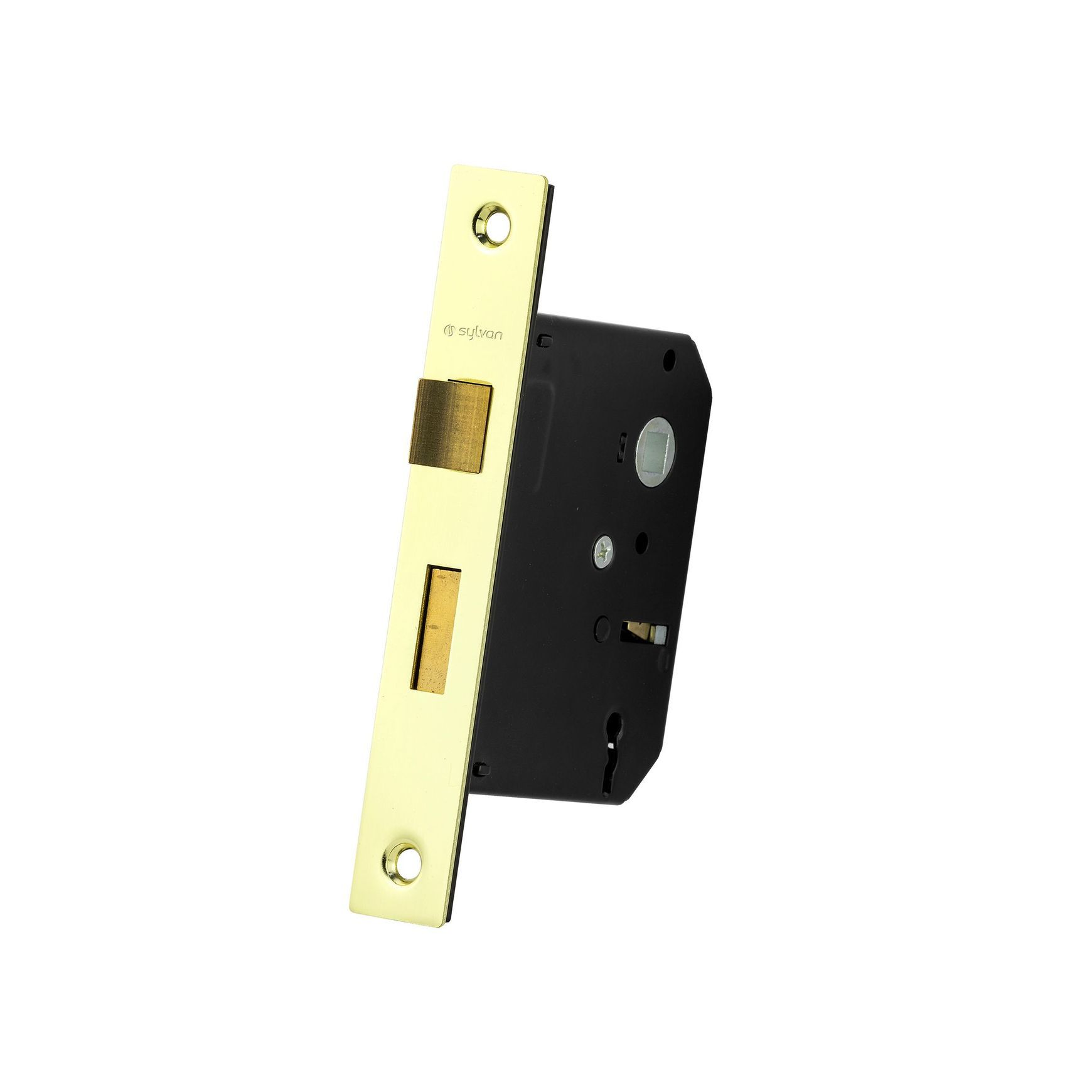 3 Lever Mortice Lock Polished Brass