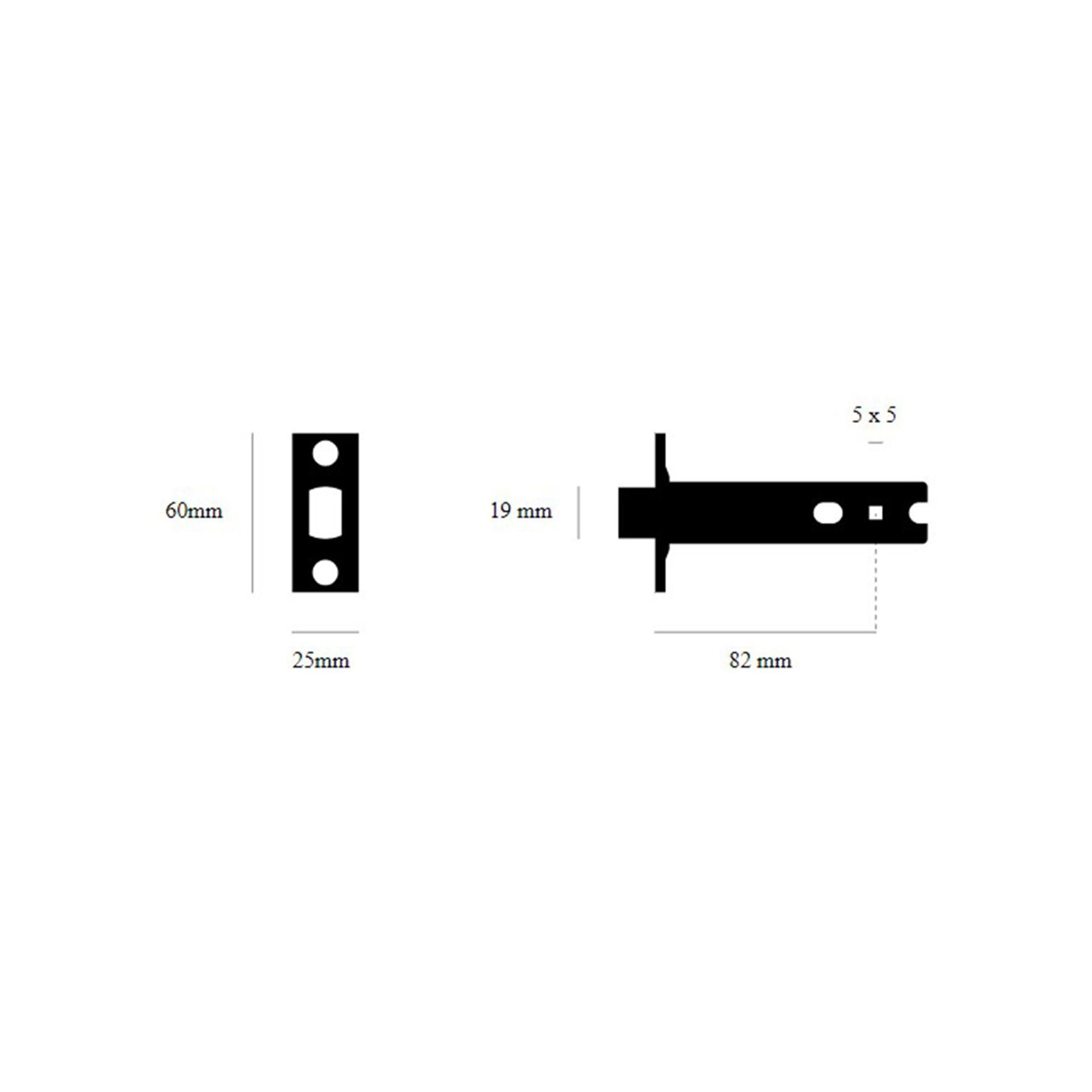 Buster and Punch Tubular Latch for Door Knob