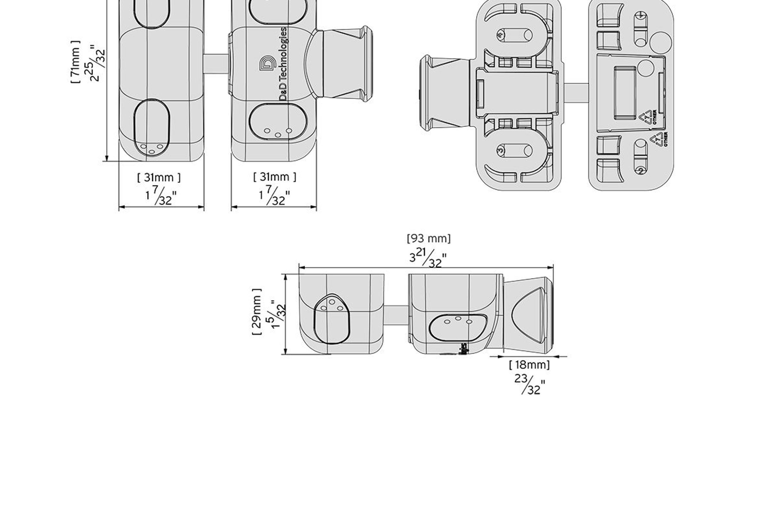 MagnaLatch® Side Pull Gate Latch