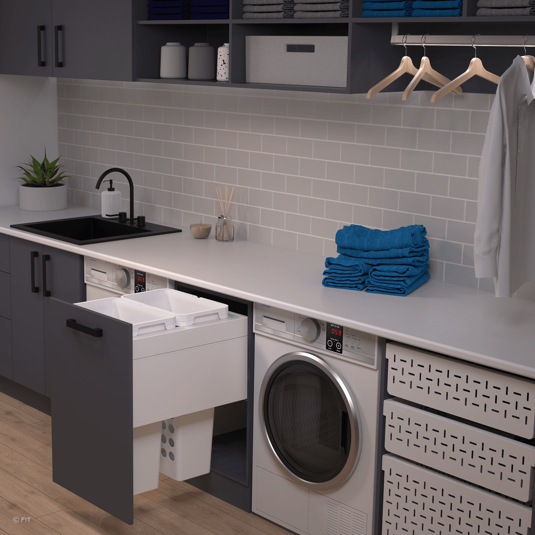 Tanova Drawer Insert Laundry Systems
