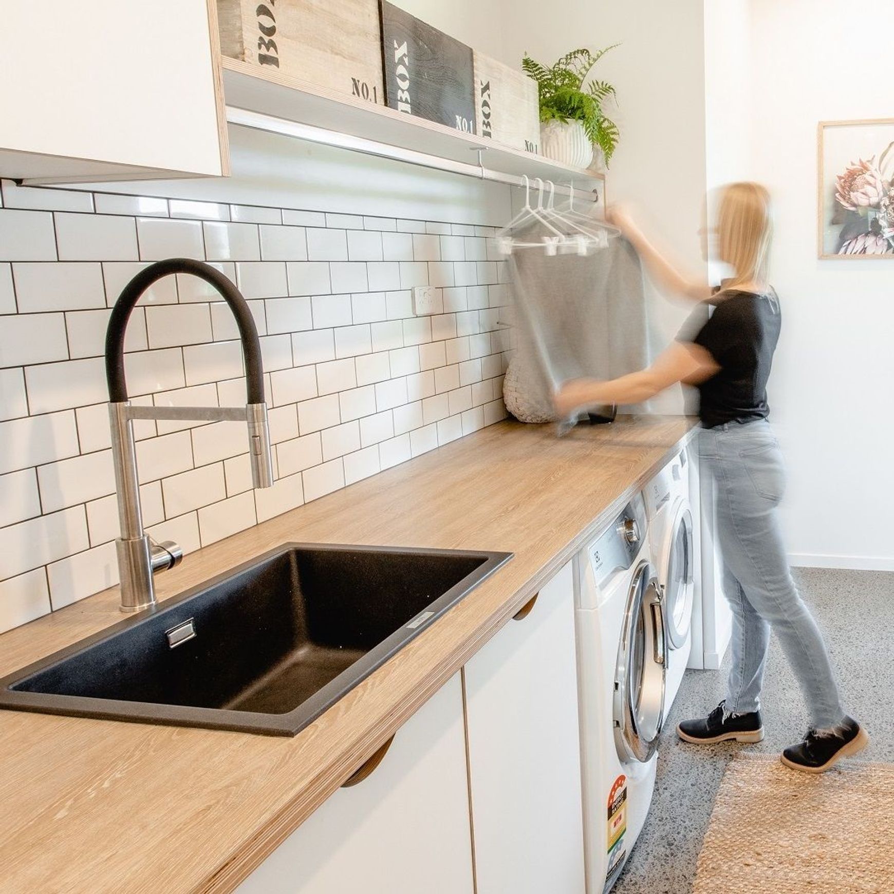 Tanova Designer Series Pull Out Laundry Units