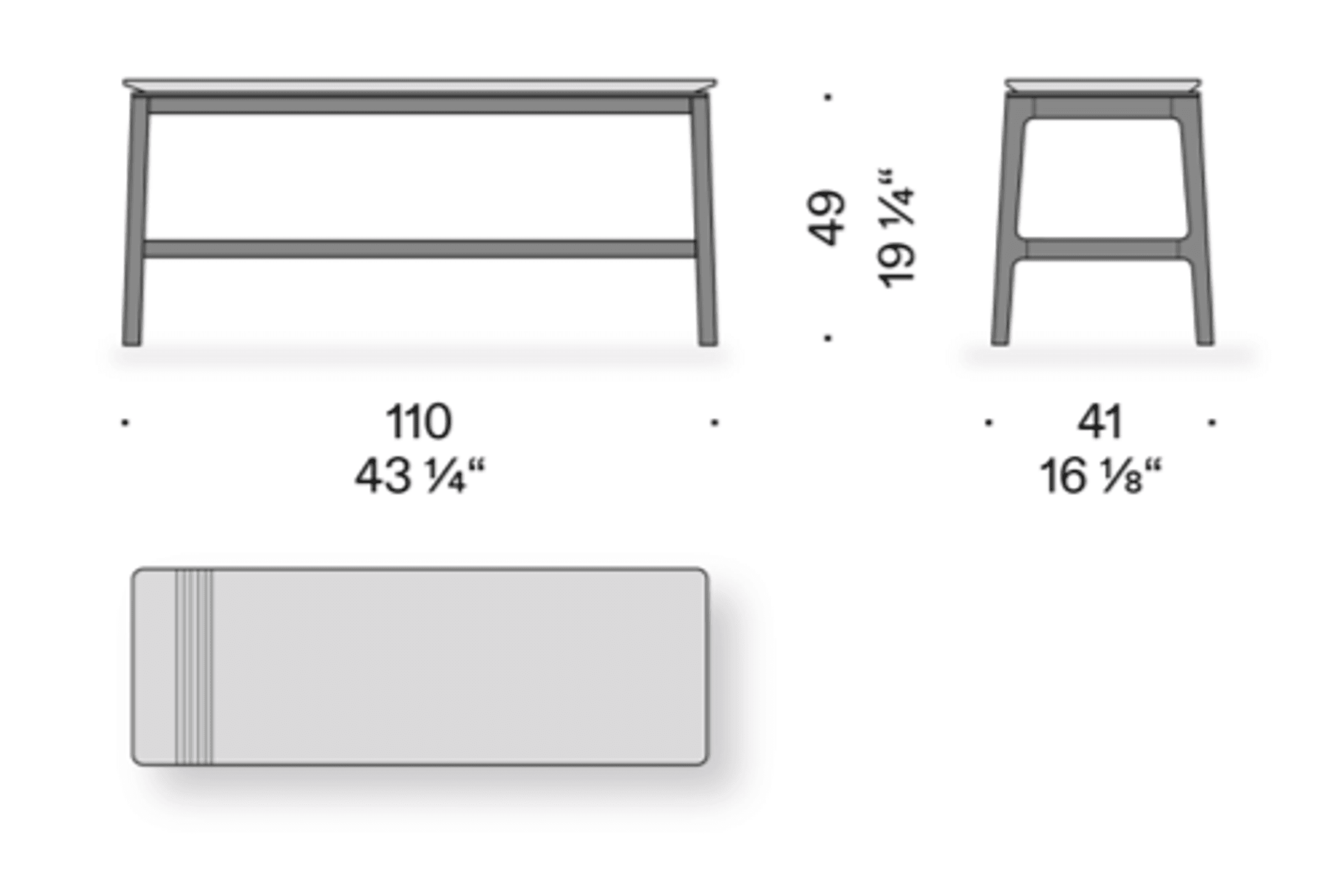 Everyday Life Console by DePadova
