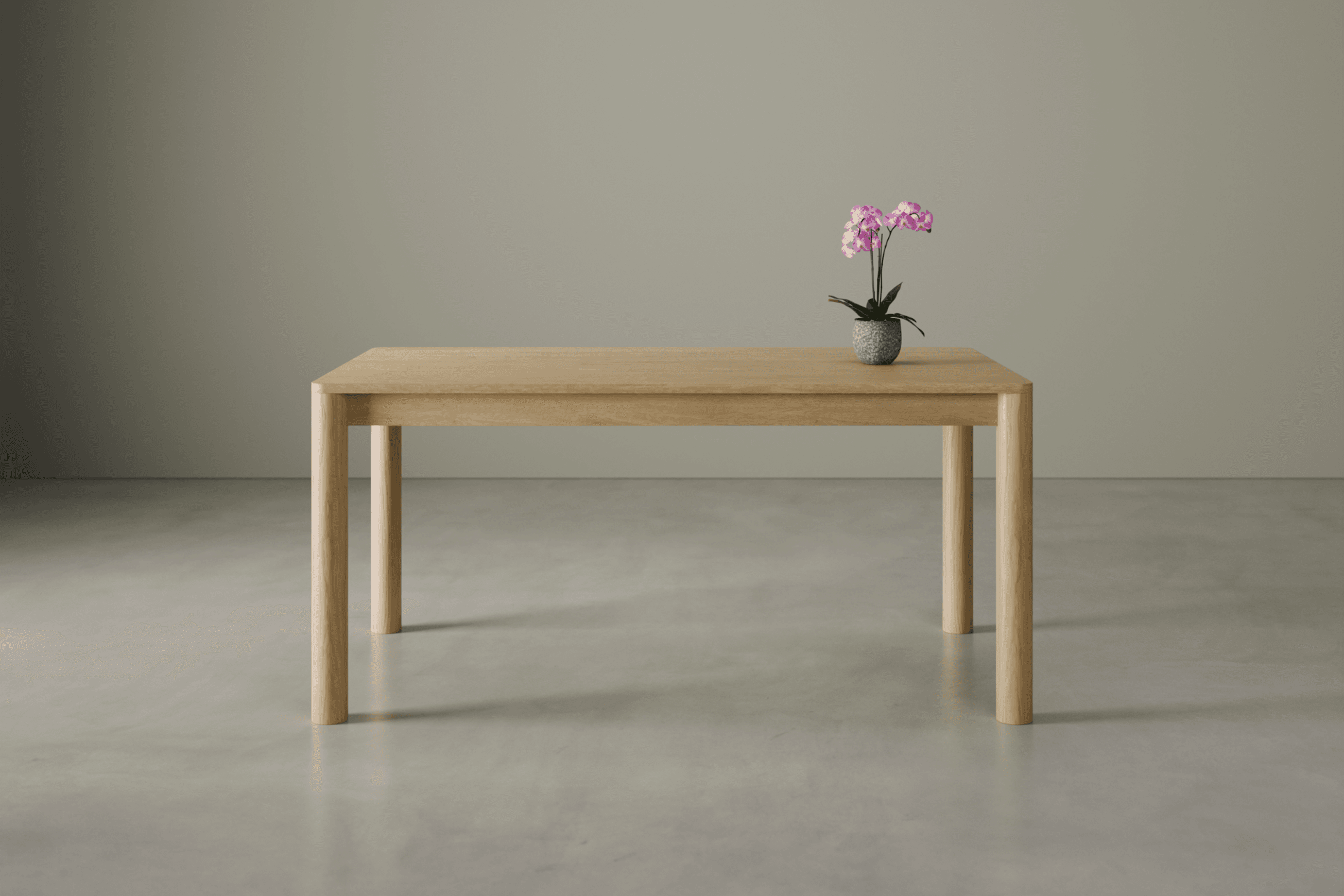 Nordica Dining Table - Solid Oak 160 x 90cm
