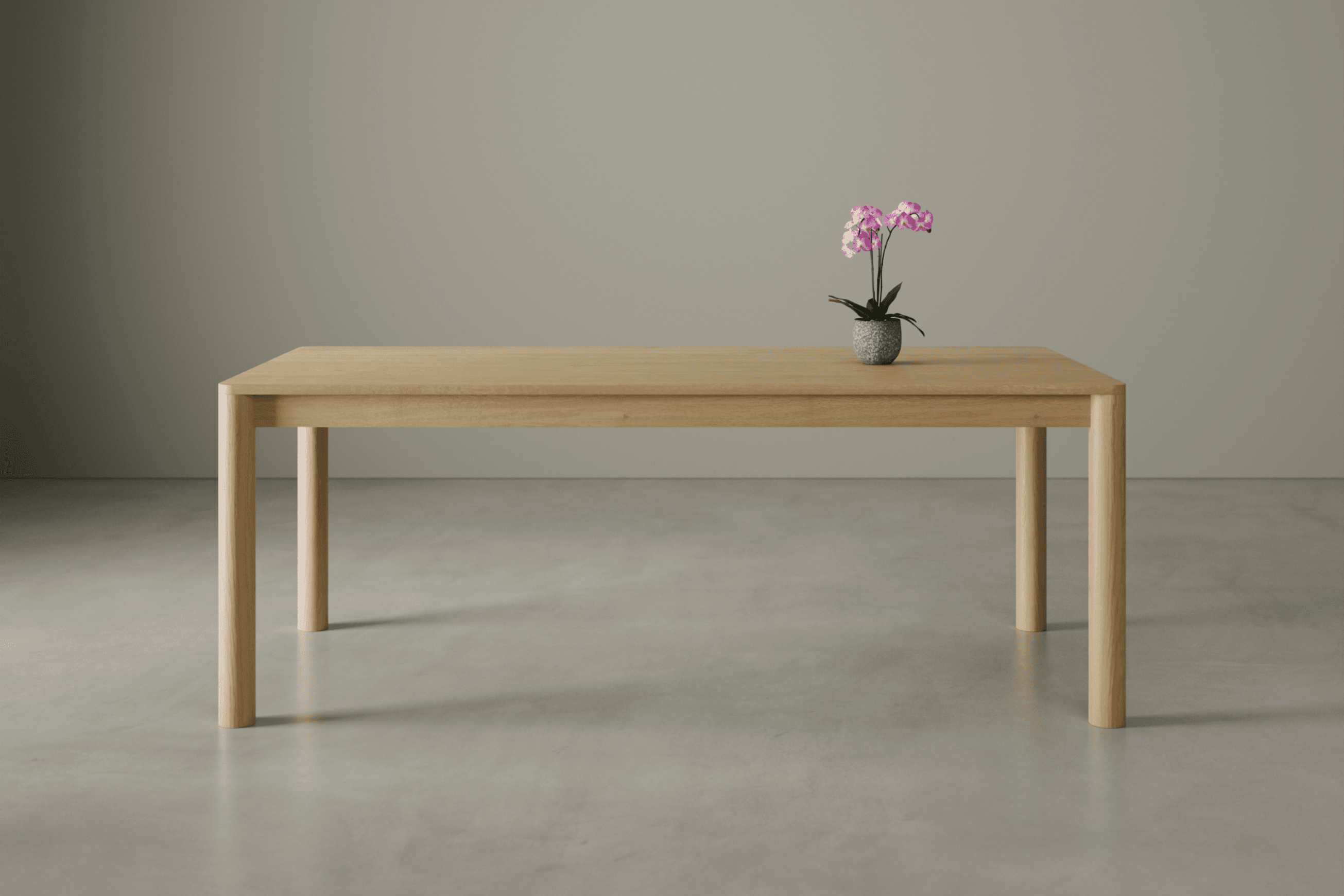 Nordica Dining Table - Solid Oak 200 x 95cm