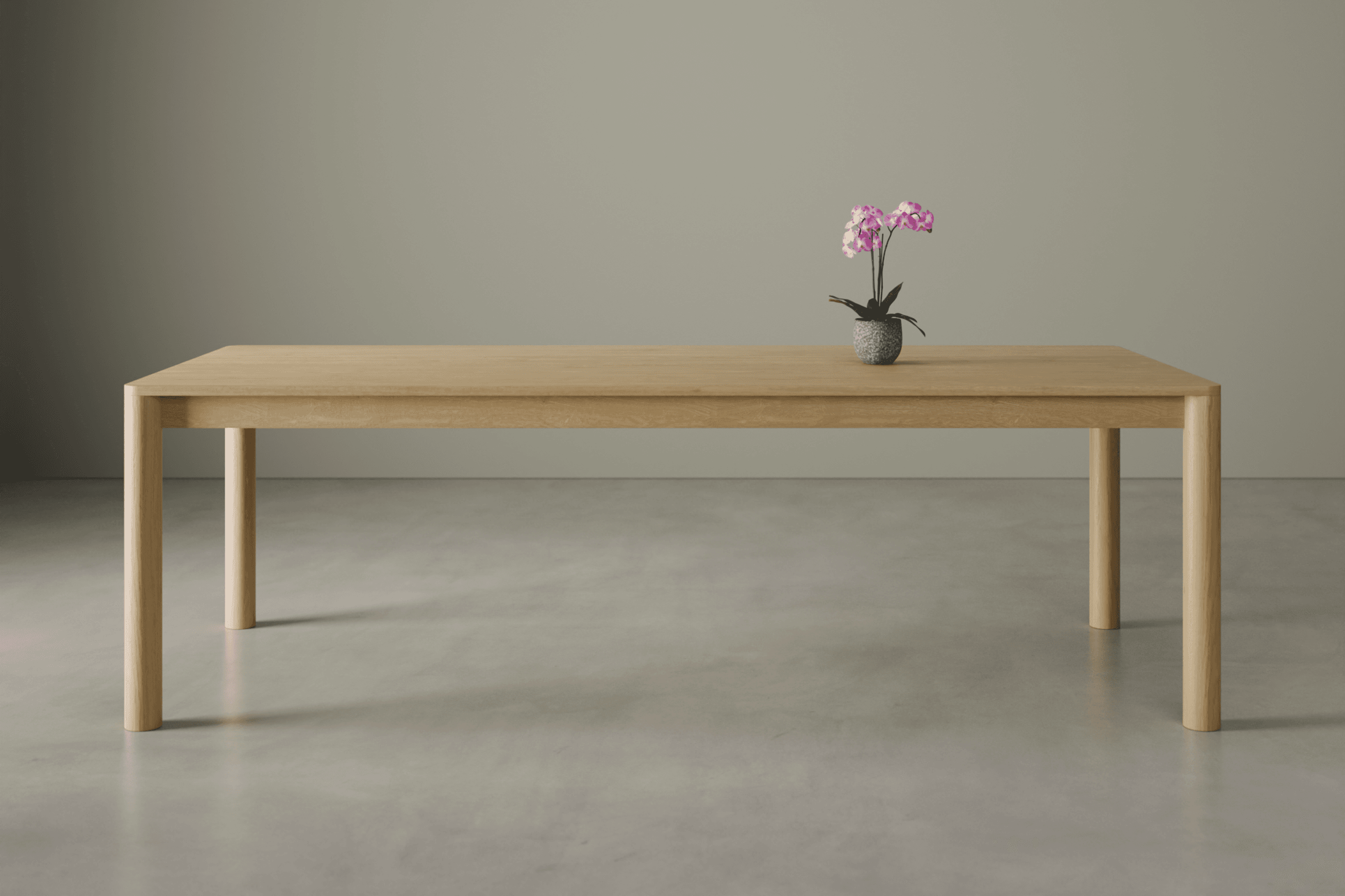 Nordica Dining Table - Solid Oak 240 x 100cm