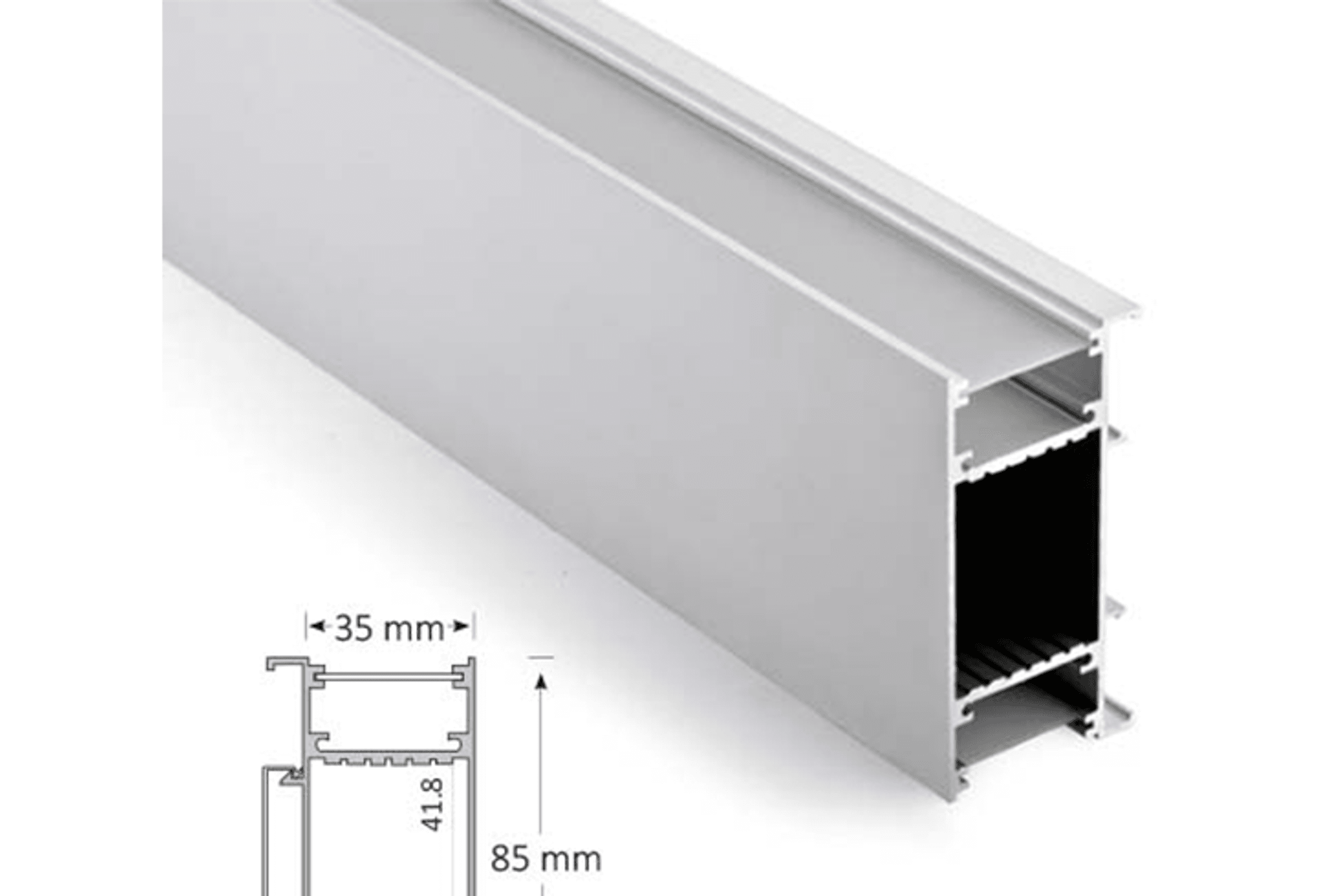 062 Wall Mounted Updown LED Extrusion