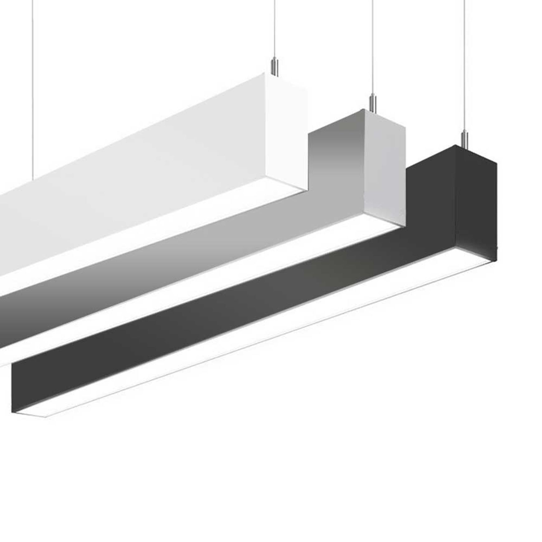 Updown LED Extrusion for Pendant Lighting