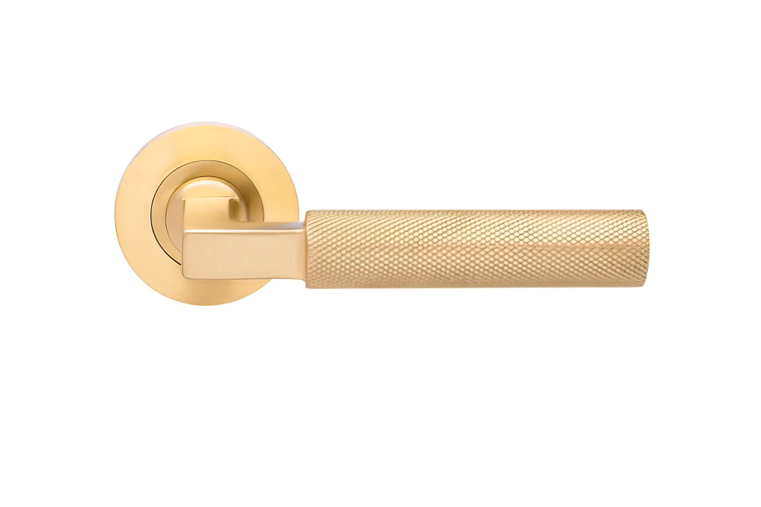 Zanda Zurich Door Handle Lever Set Satin Brass