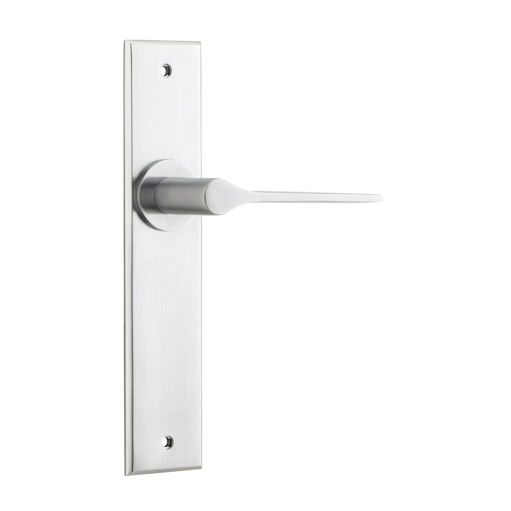 Como Lever - Chamfered Backplate