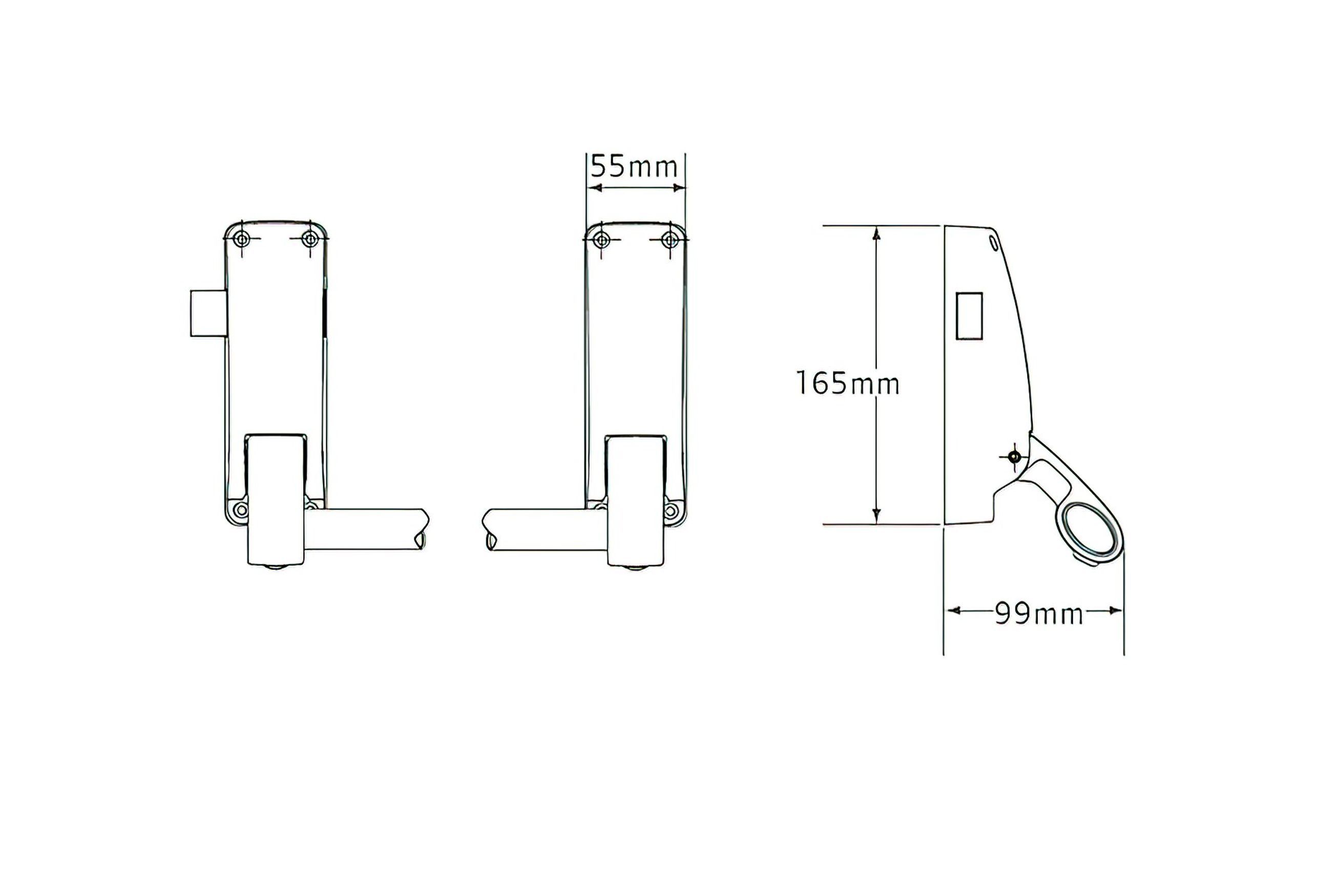 Briton Door Reversible Rim Panic Latch Commercial Grade Fire Rated B378ESE