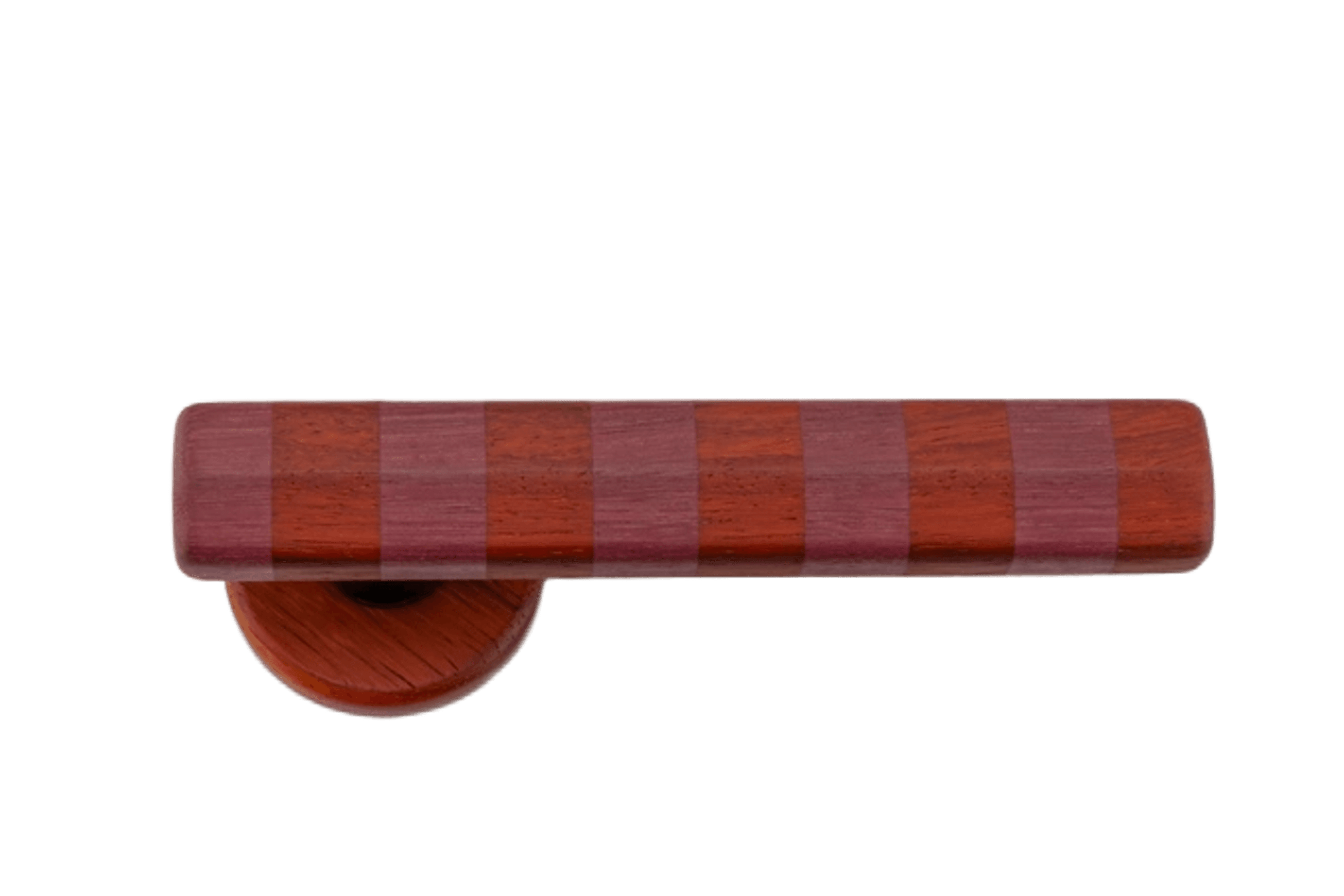 Straight Streaker Door Lever - Round Rose