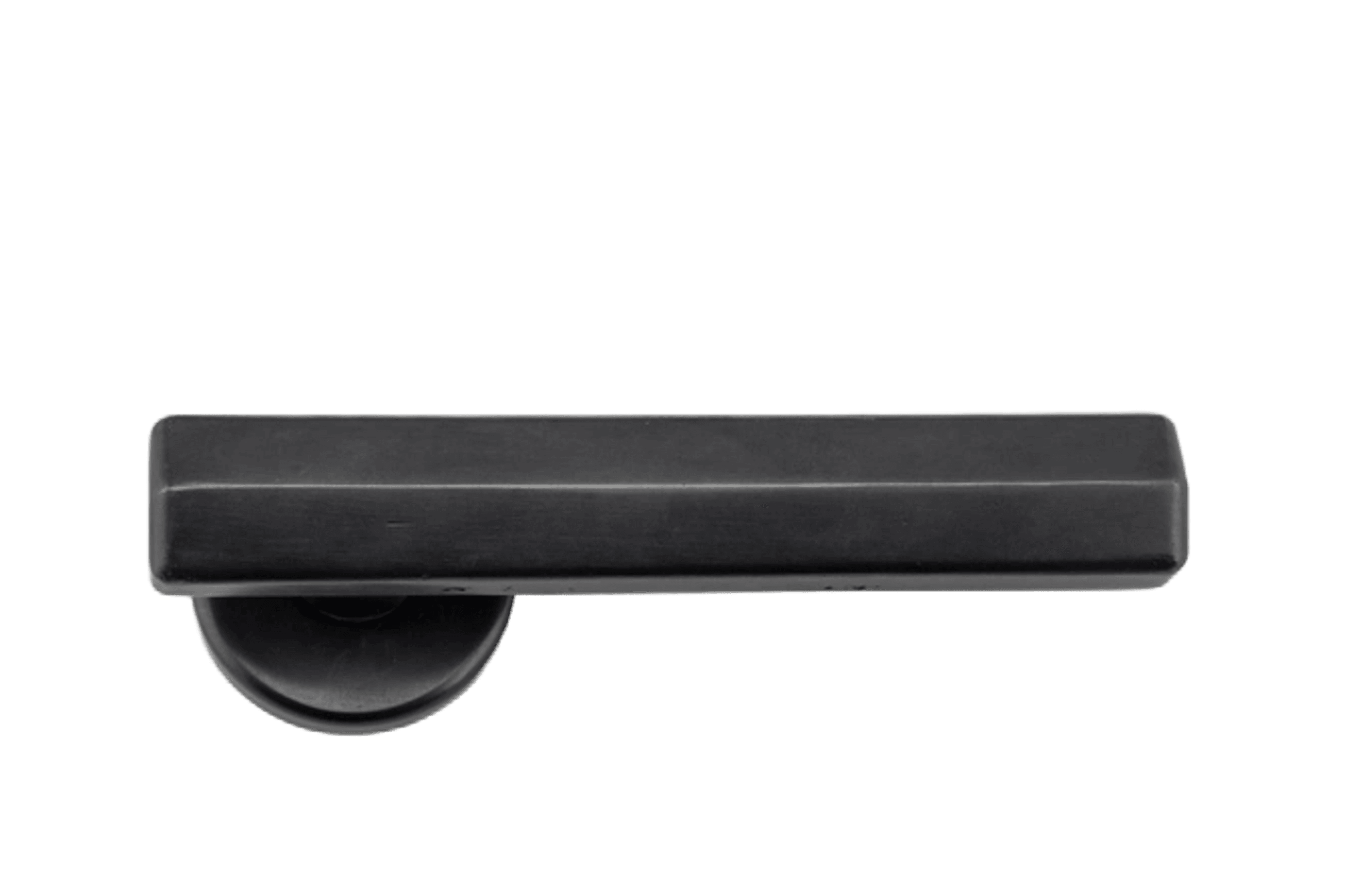 Straight Streaker Door Lever - Round Rose