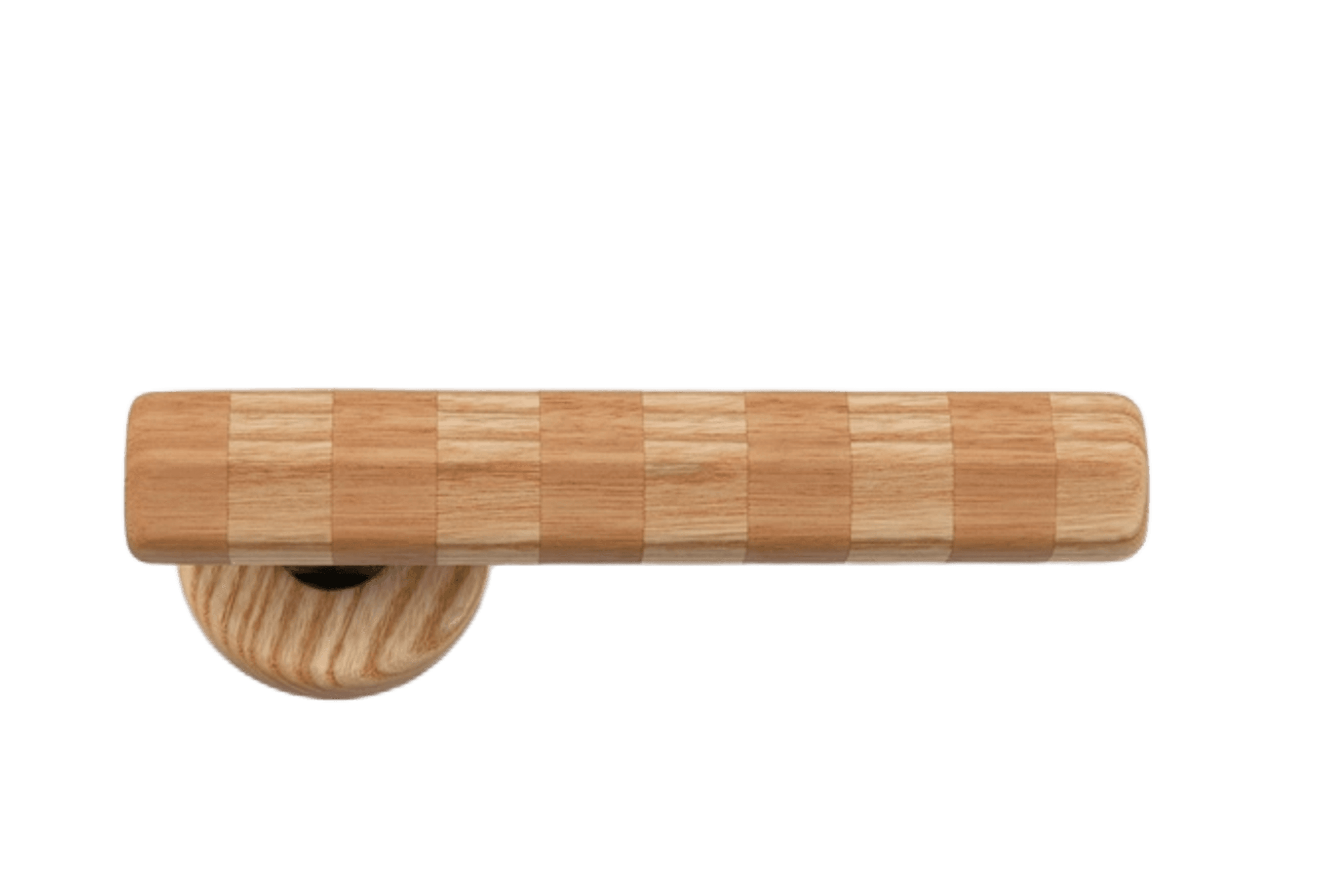 Straight Streaker Door Lever - Round Rose
