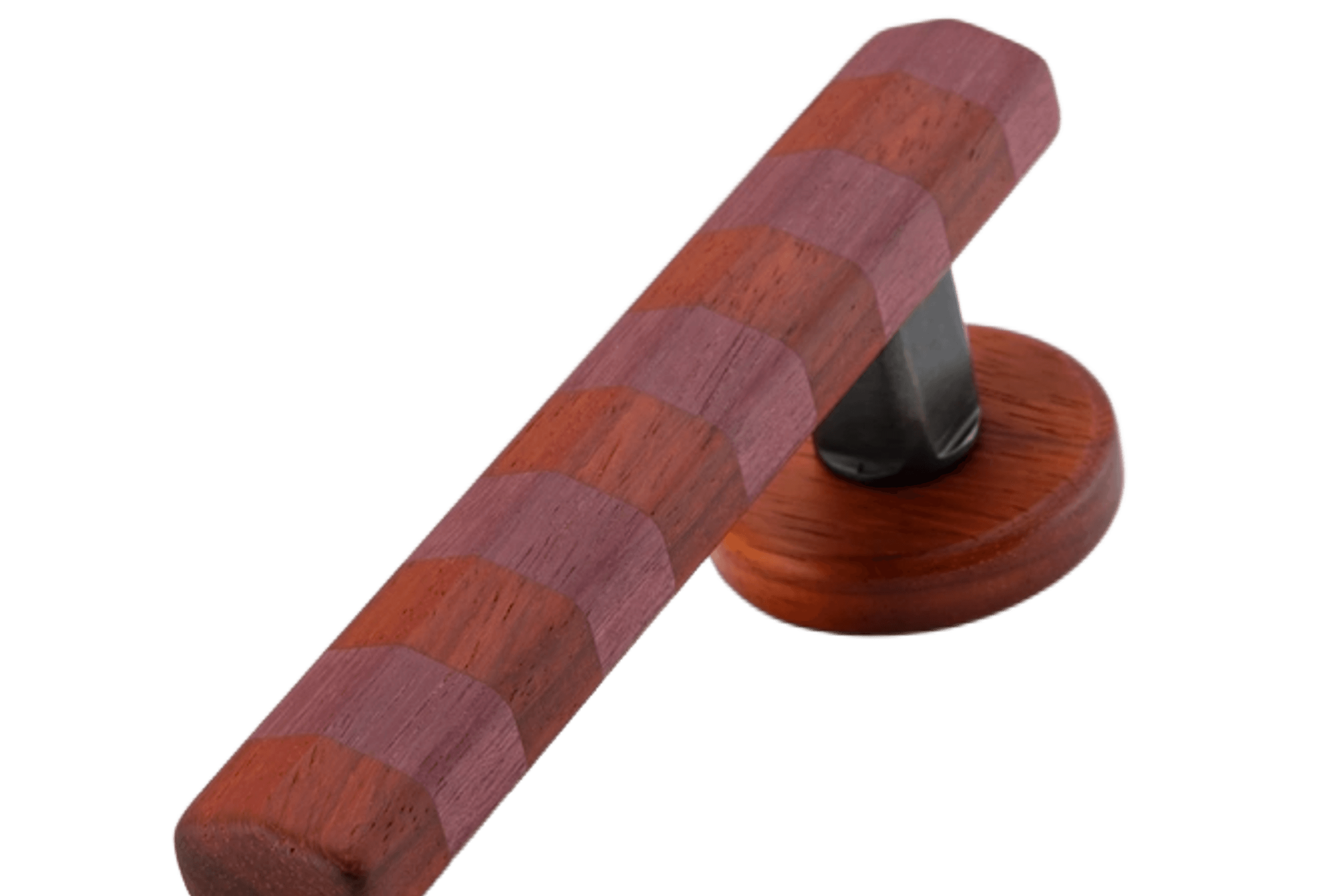 Straight Streaker Door Lever - Round Rose