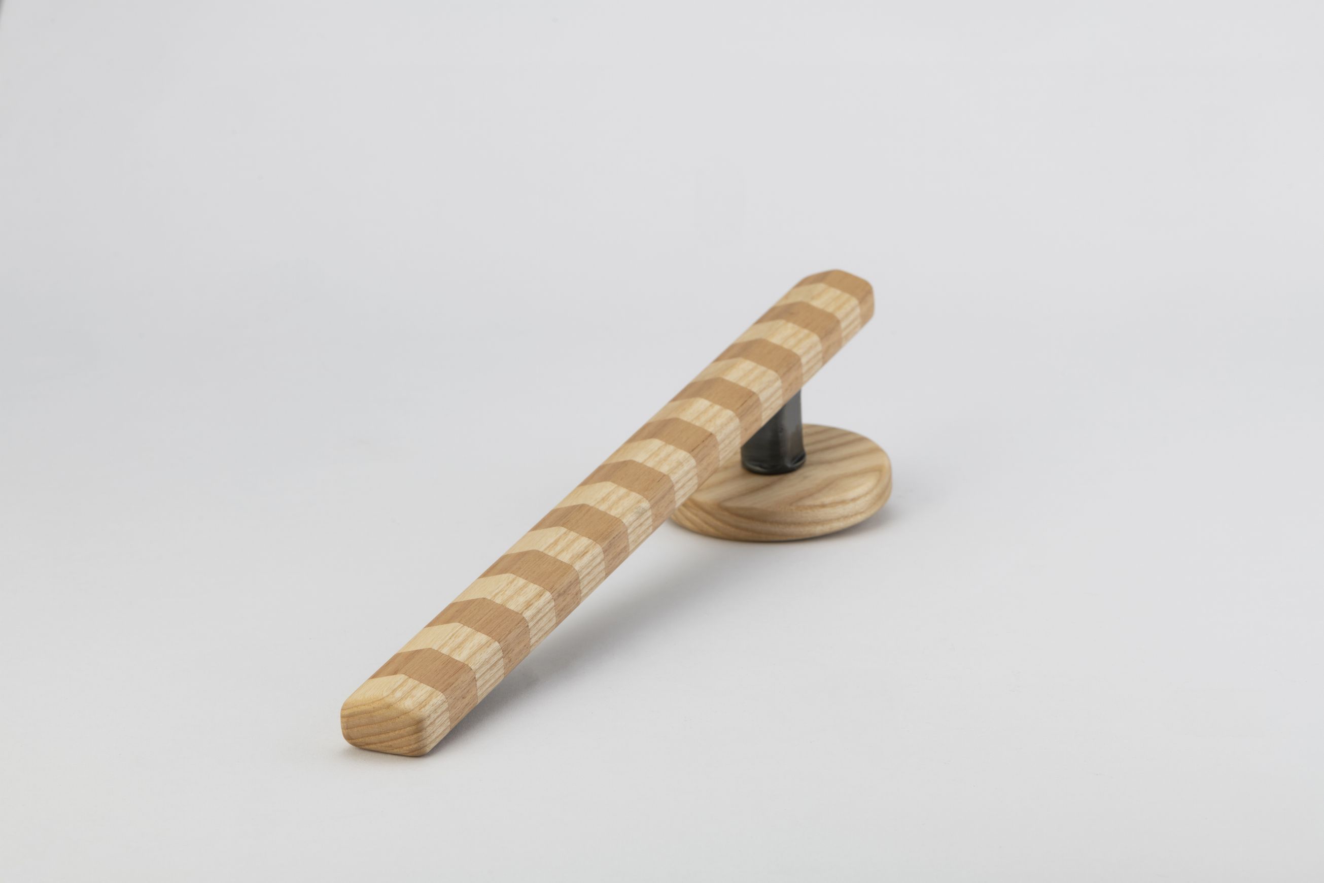 Kooky Streaker Door Lever - Round Rose