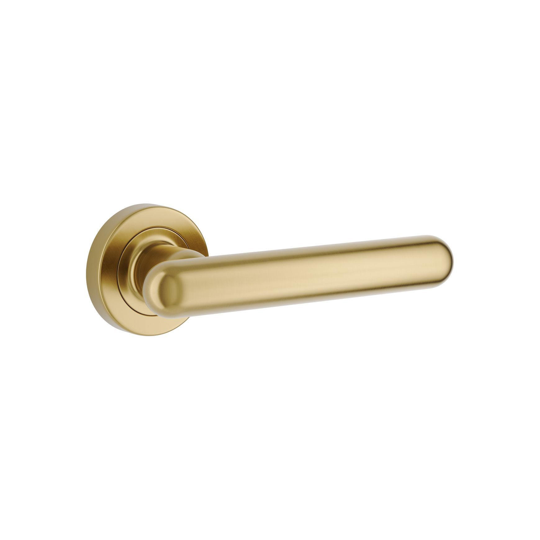 Puerto Lever - Round Rose | Brushed Gold PVD