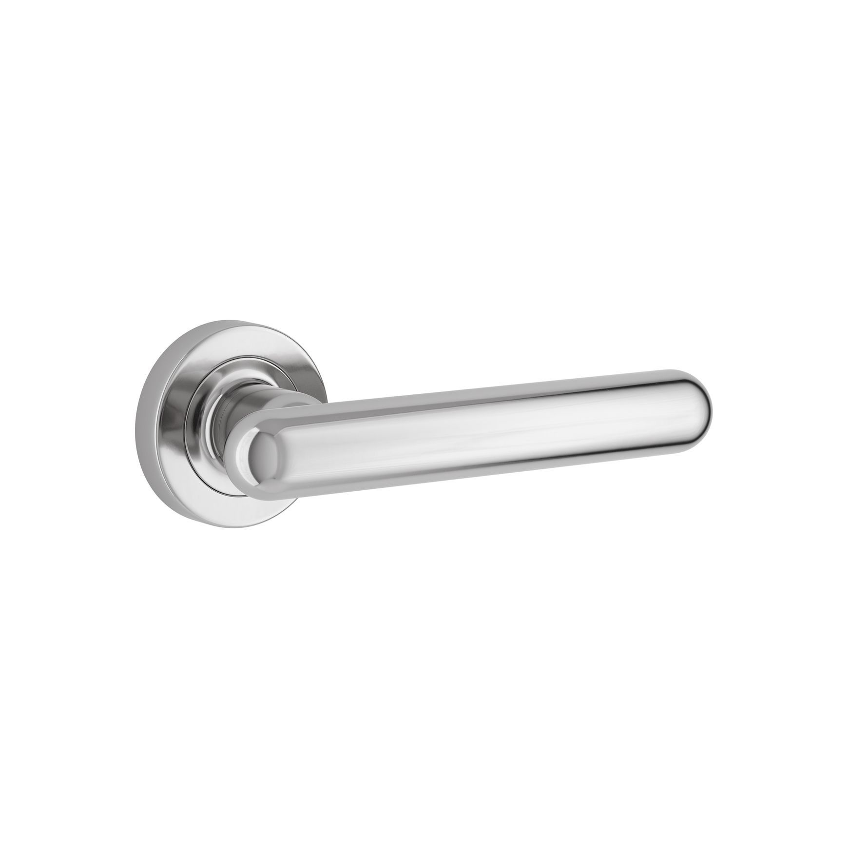 Puerto Lever - Round Rose | Polished Chrome
