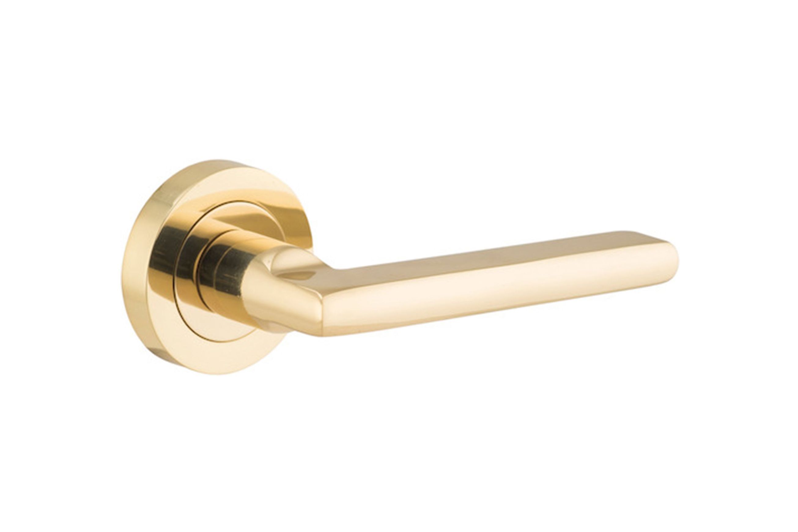 Baltimore Door Lever Round Rose