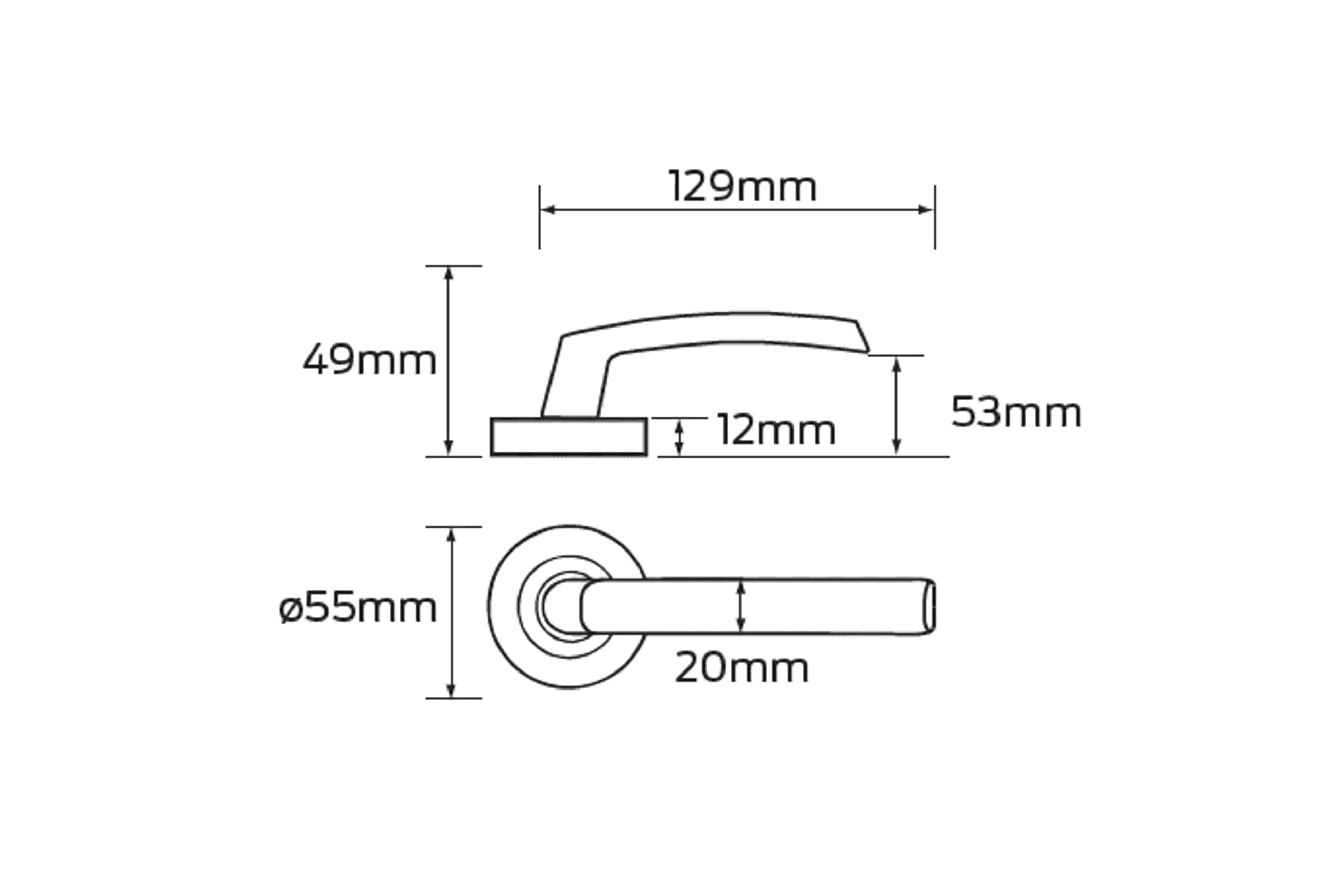 Legge 6000 Series Cisa (59) Door Lever