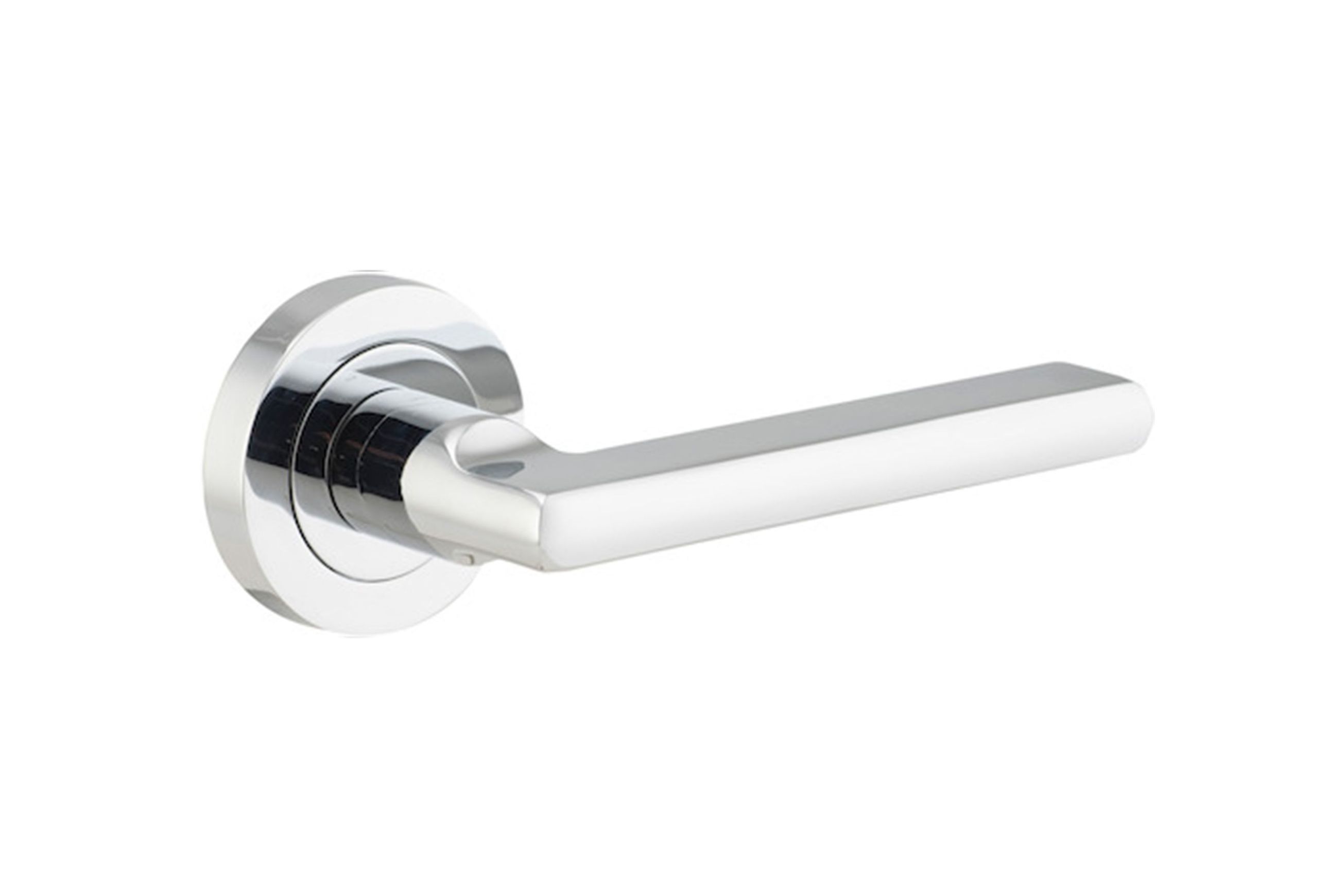 Baltimore Door Lever Round Rose