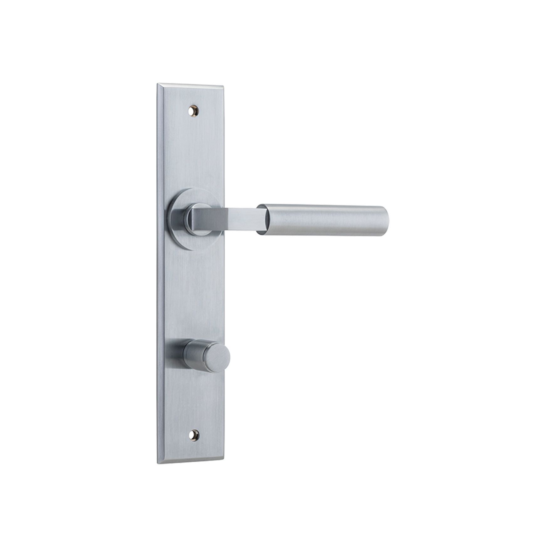 Iver Berlin Door Lever on Chamfered Backplate