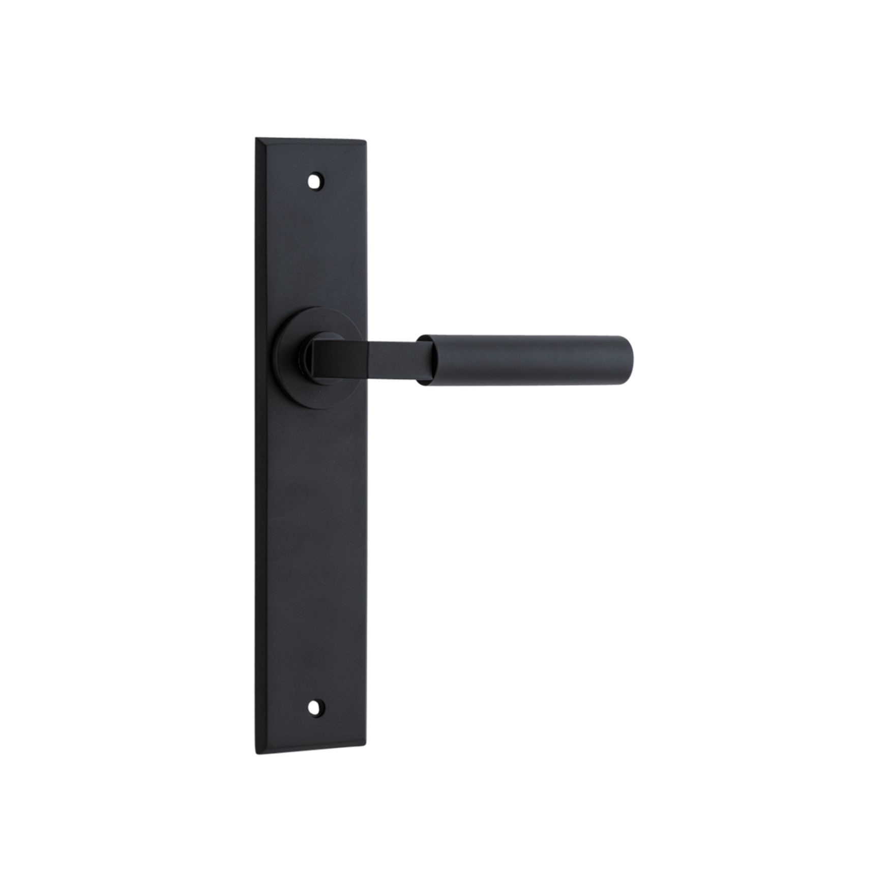 Iver Berlin Door Lever on Chamfered Backplate