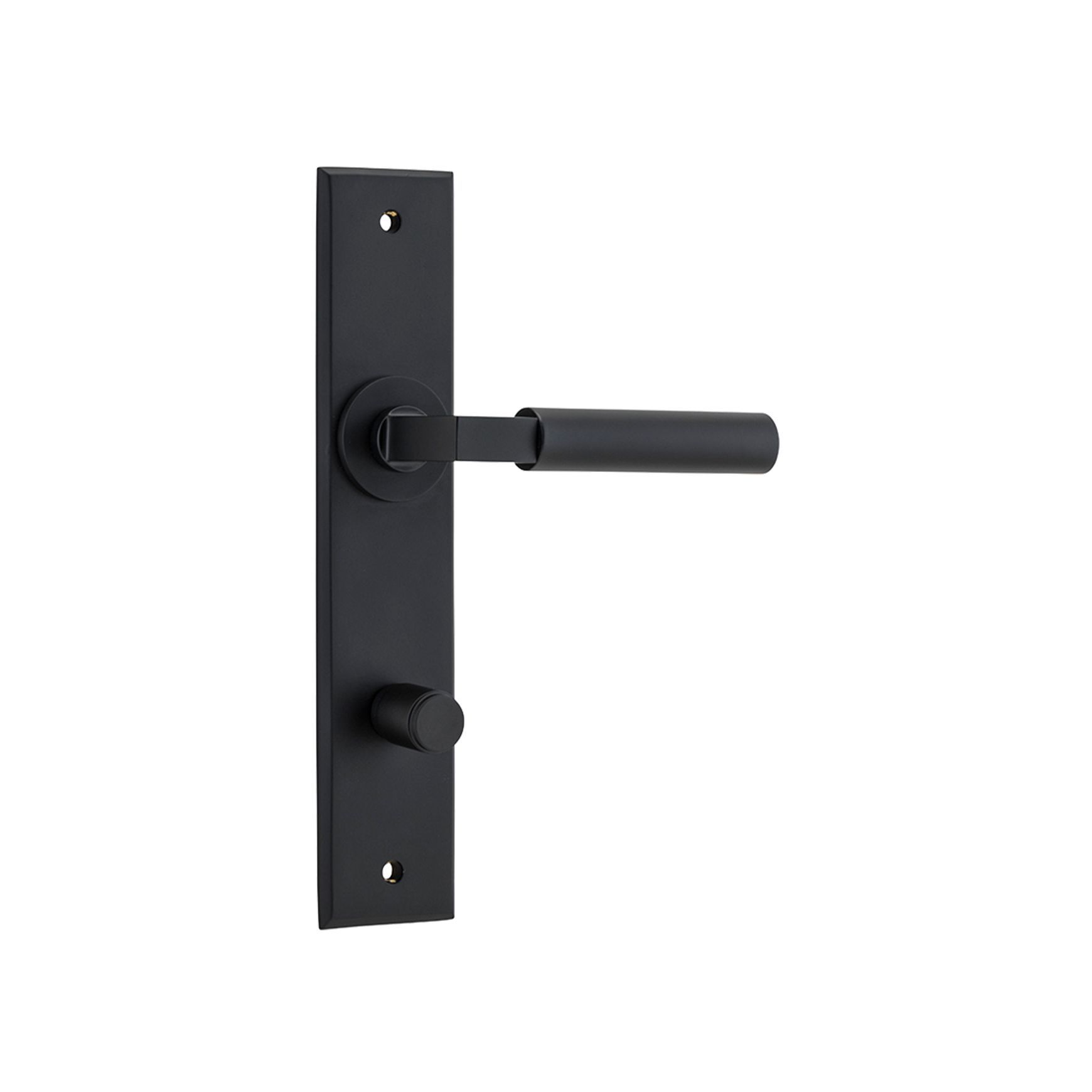 Iver Berlin Door Lever on Chamfered Backplate