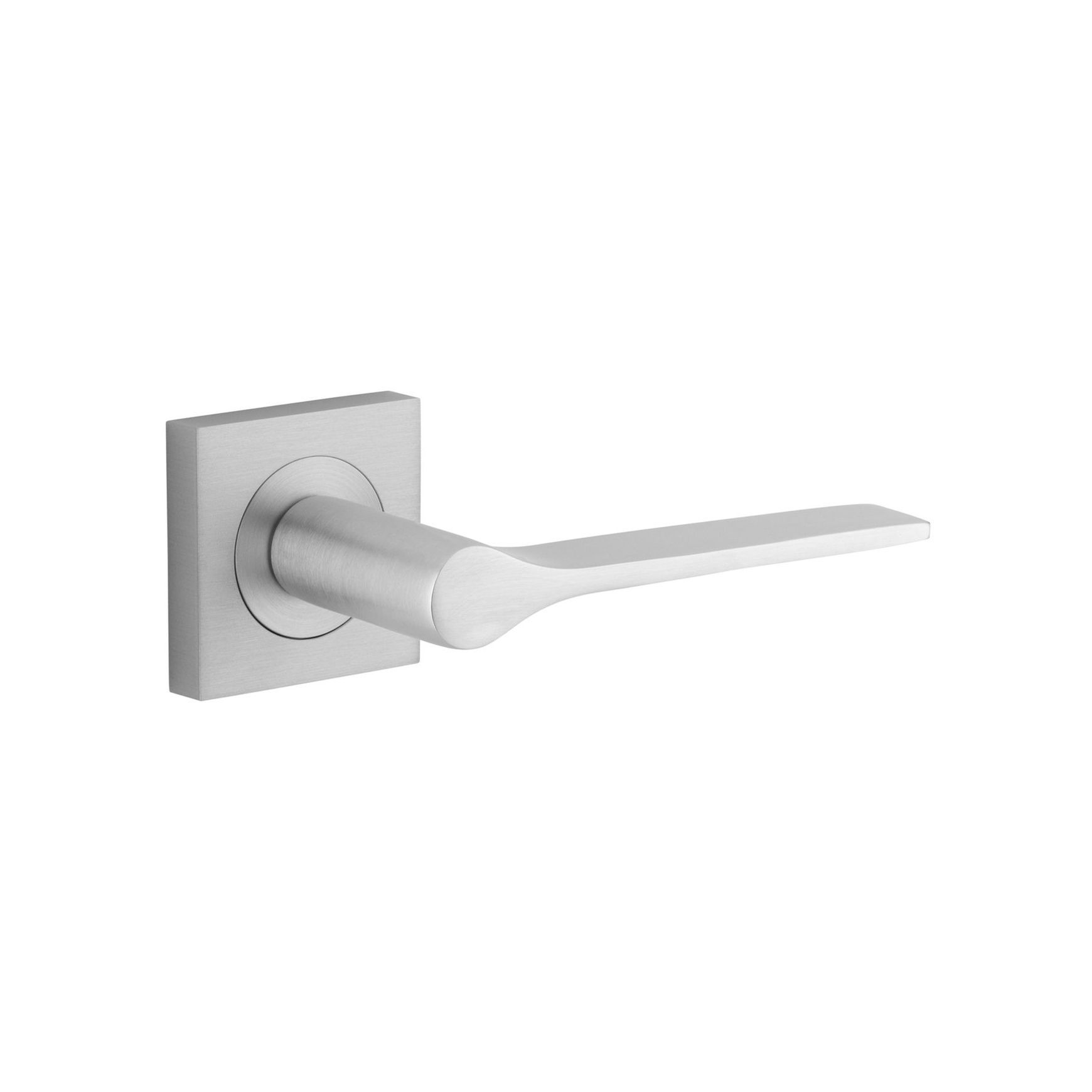 Iver Como Door Lever Handle on Square Rose Passage