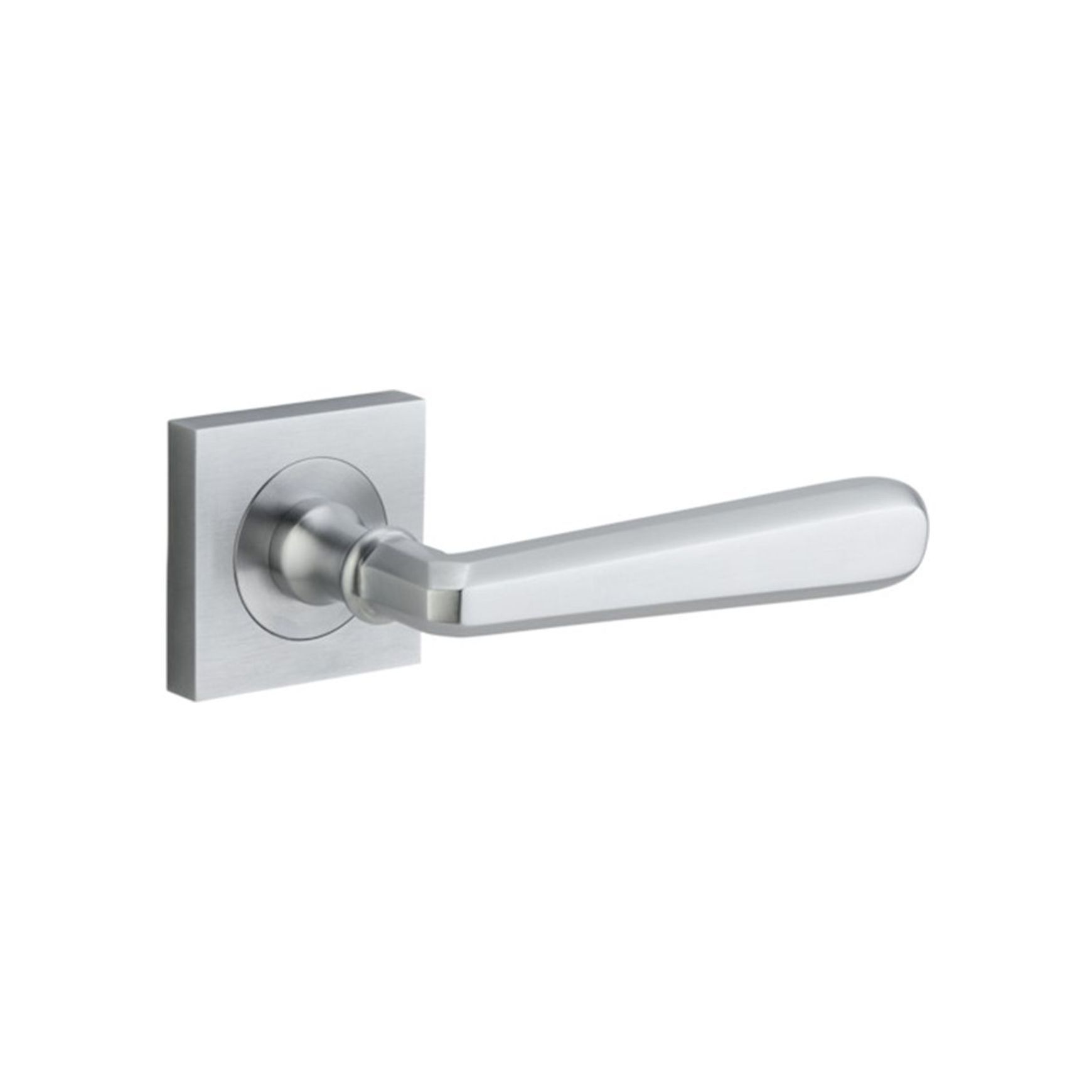 Iver Copenhagen Door Lever Handle on Square Rose