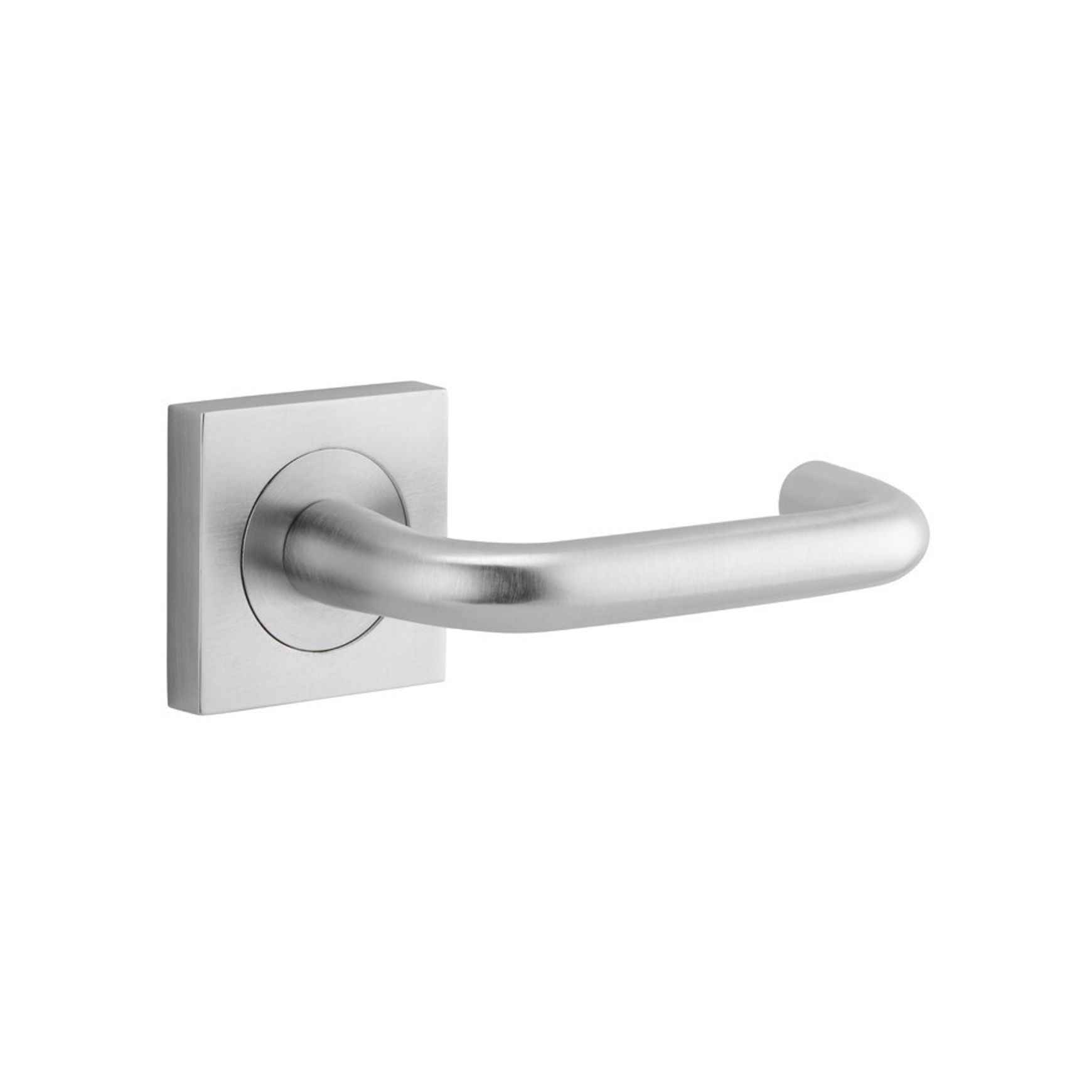 Iver Oslo Square Lever Door Handle on Rose Passage