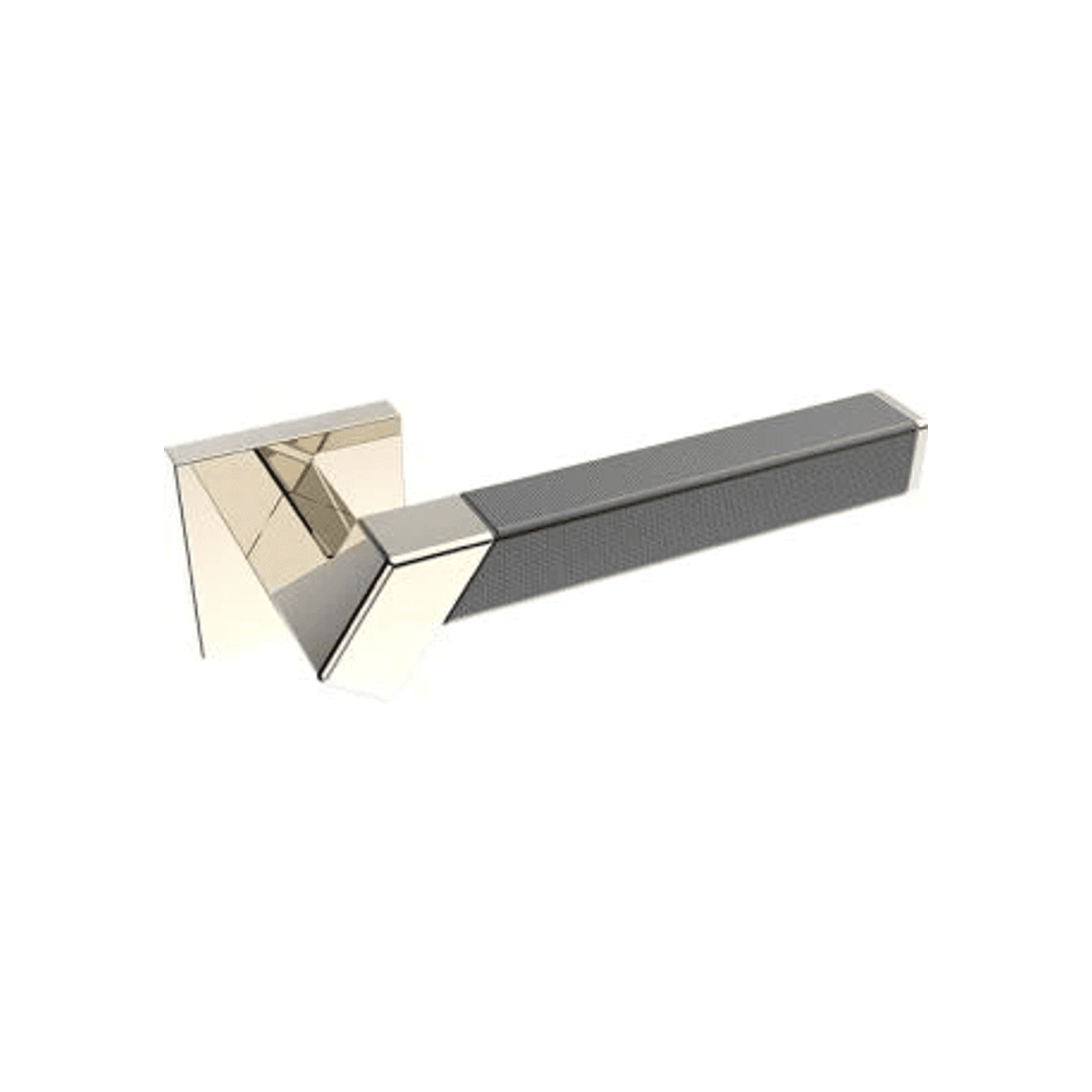 Kawajun Solid Brass and Weave Etched Door Leverset TBT