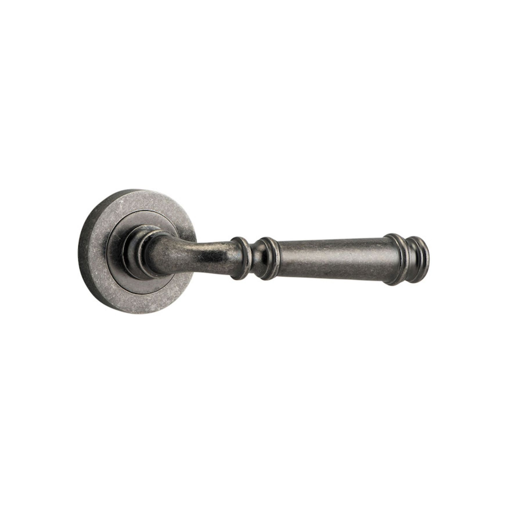 Iver Verona Door Lever Handle on Round Rose