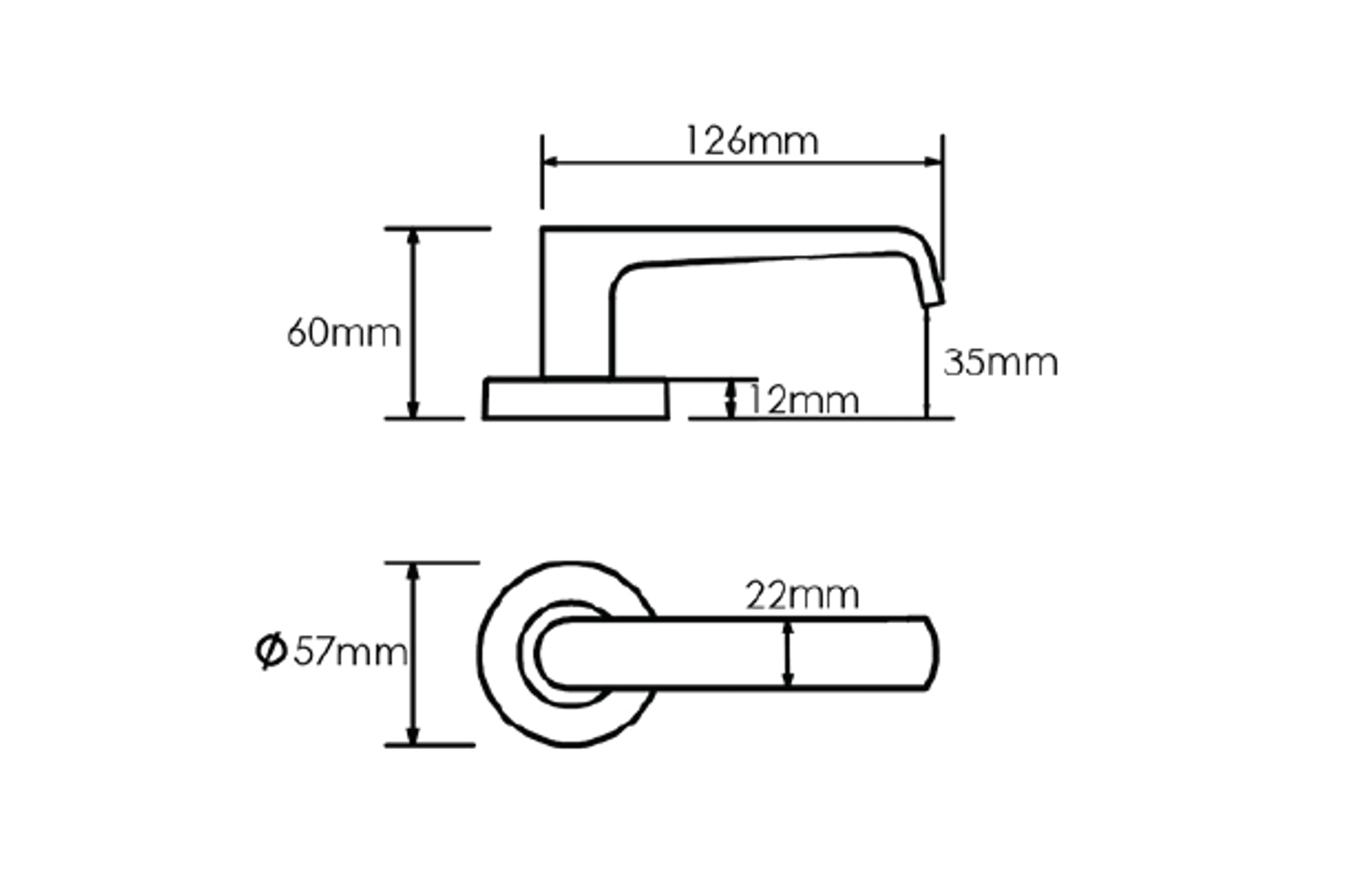 Schlage Form Series Telo Lever