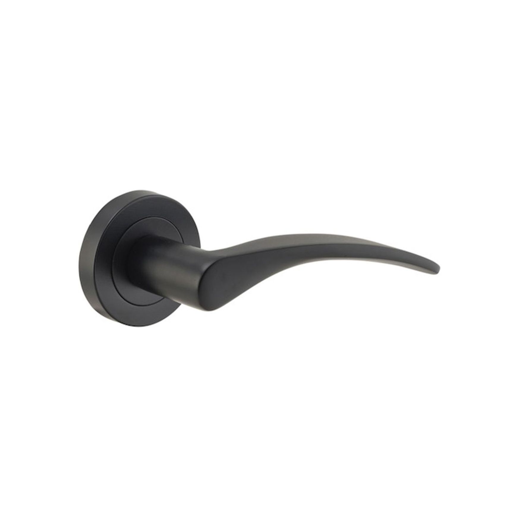 Iver Oxford Door Lever Handle on Round Rose