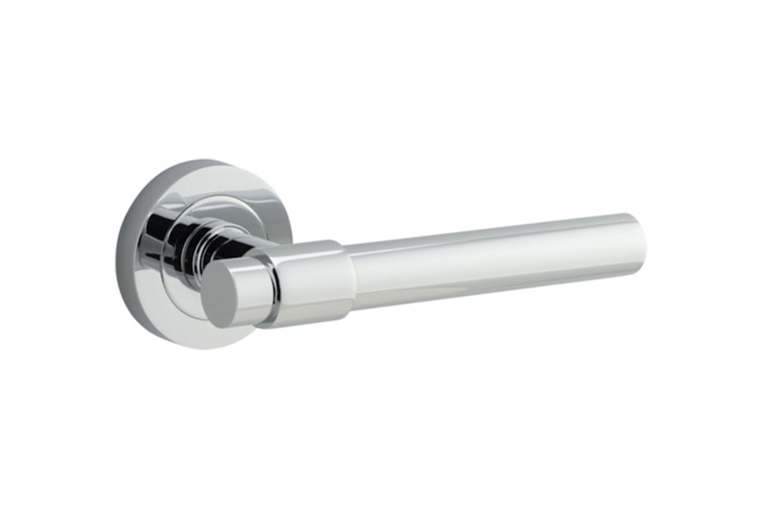 Helsinki Door Lever Round Rose