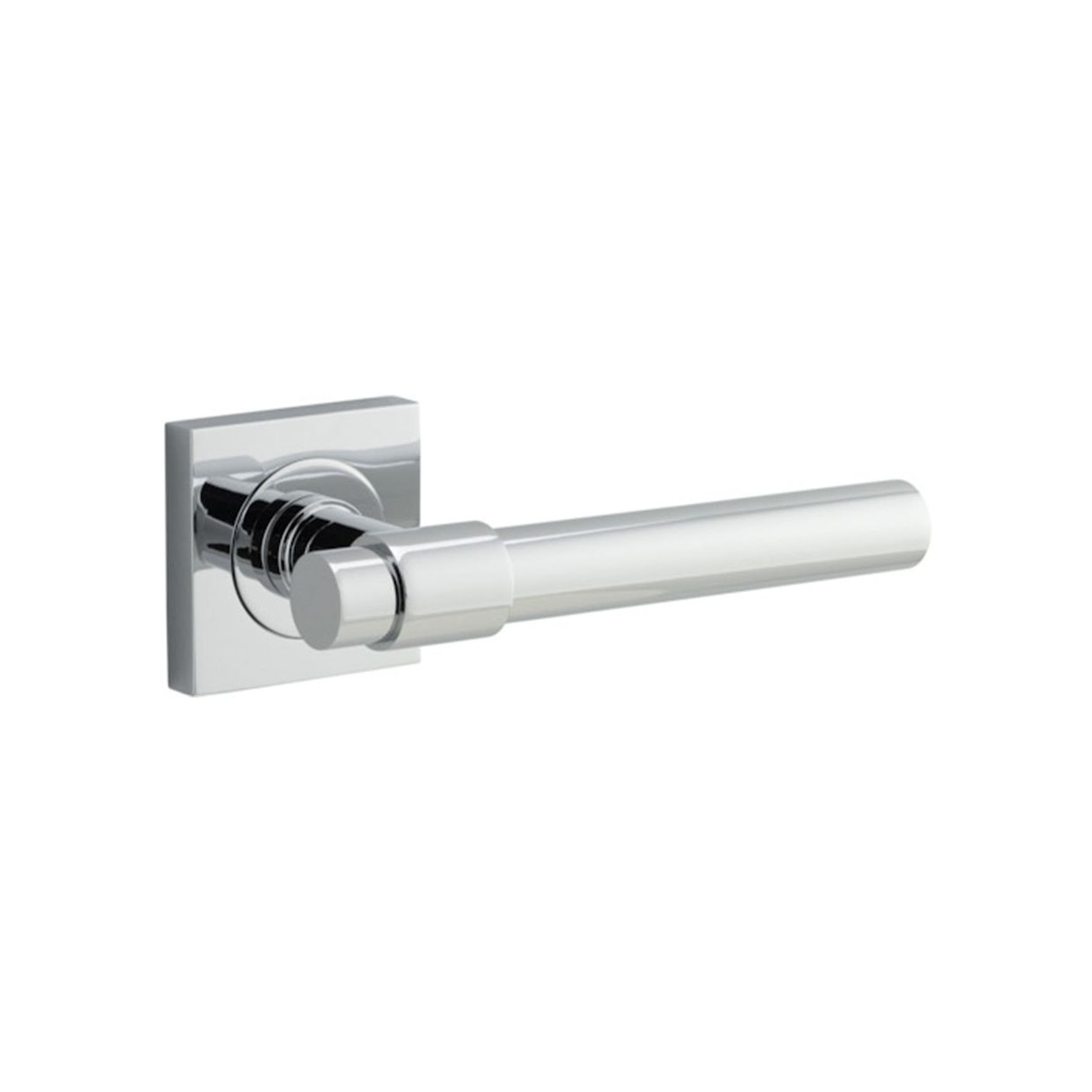 Iver Helsinki Door Lever Handle on Square Rose